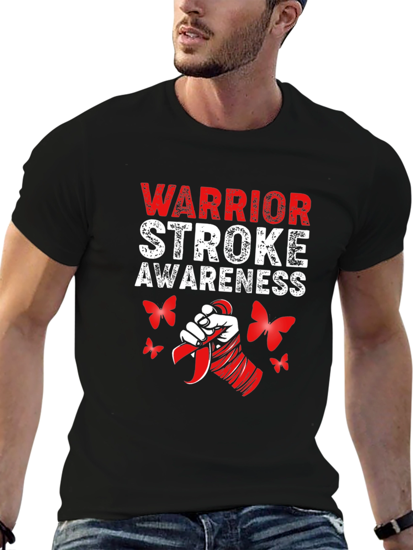 Stroke Awareness Warrior Graphic T-Shirt