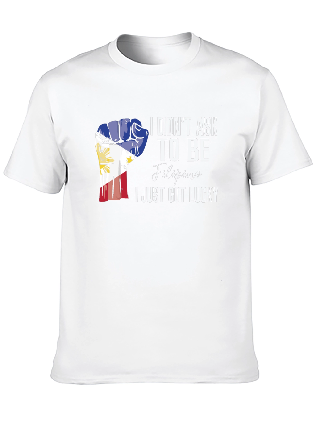 Filipino Pride Fist Black T-Shirt