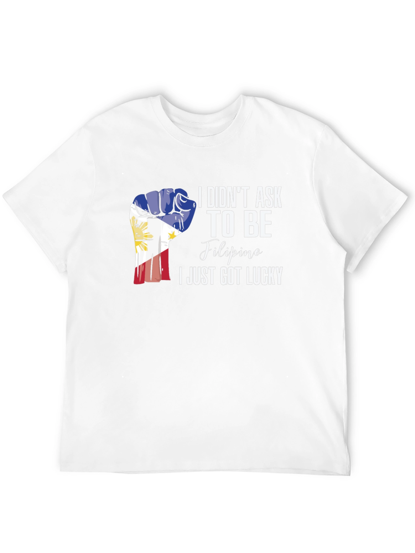 Filipino Pride Fist Black T-Shirt