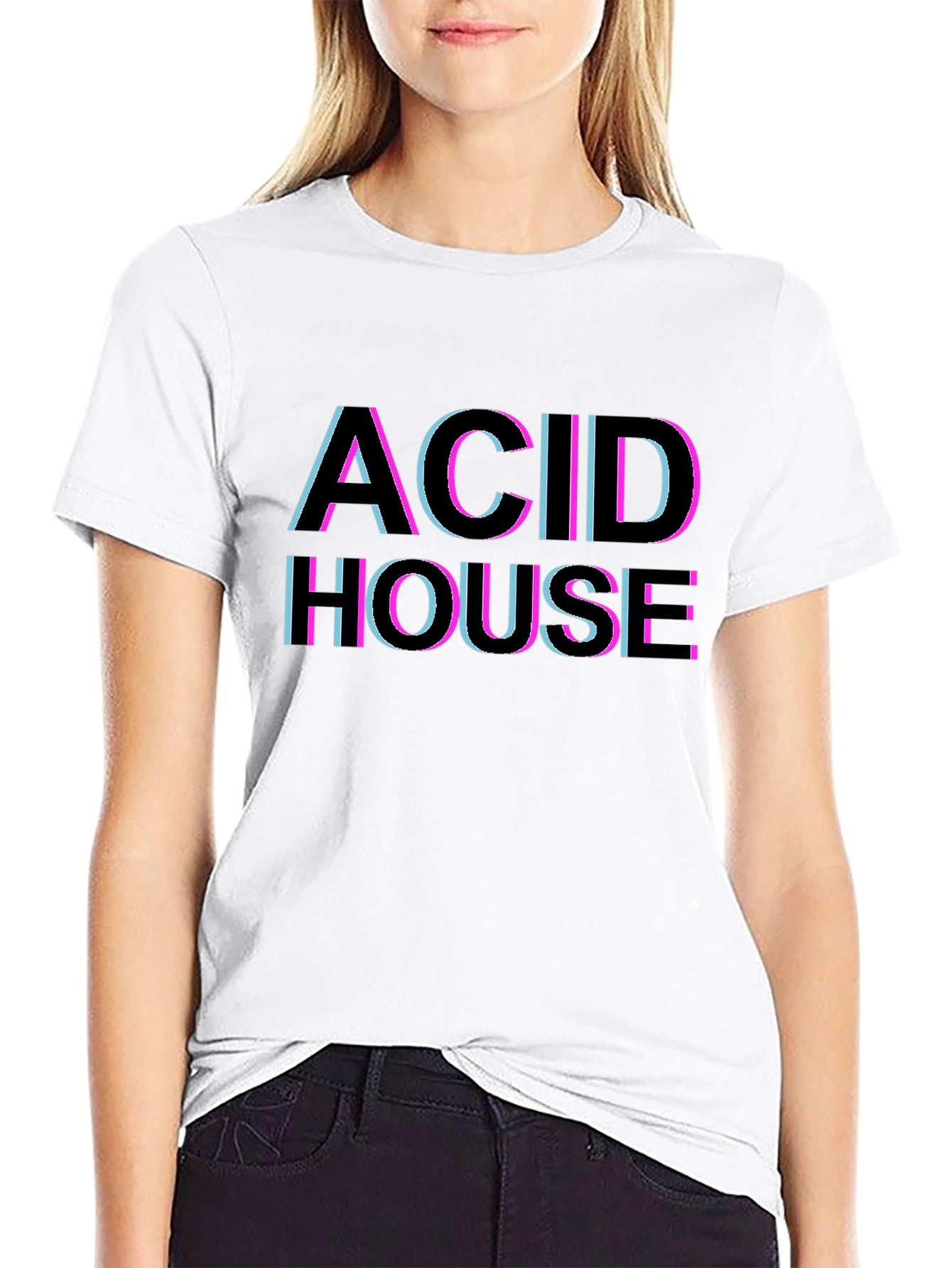 Acid House Graphic T-Shirt - Retro Rave Style