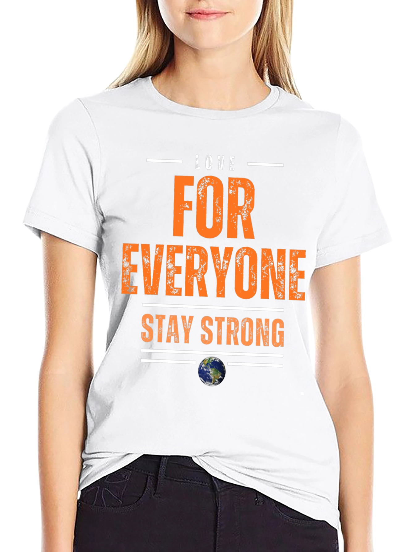 Love for Everyone Stay Strong Graphic Tee
