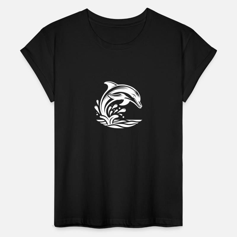 Jumping Elegant Tattoo Dolphin