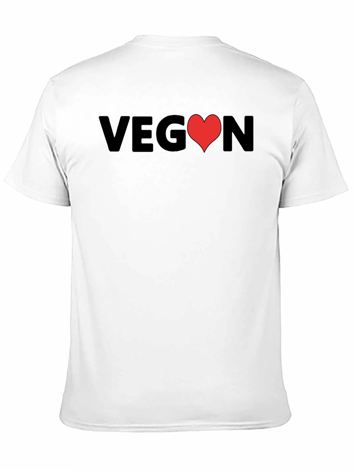 Vegan Heart Graphic T-Shirt - Unisex Soft Cotton Tee