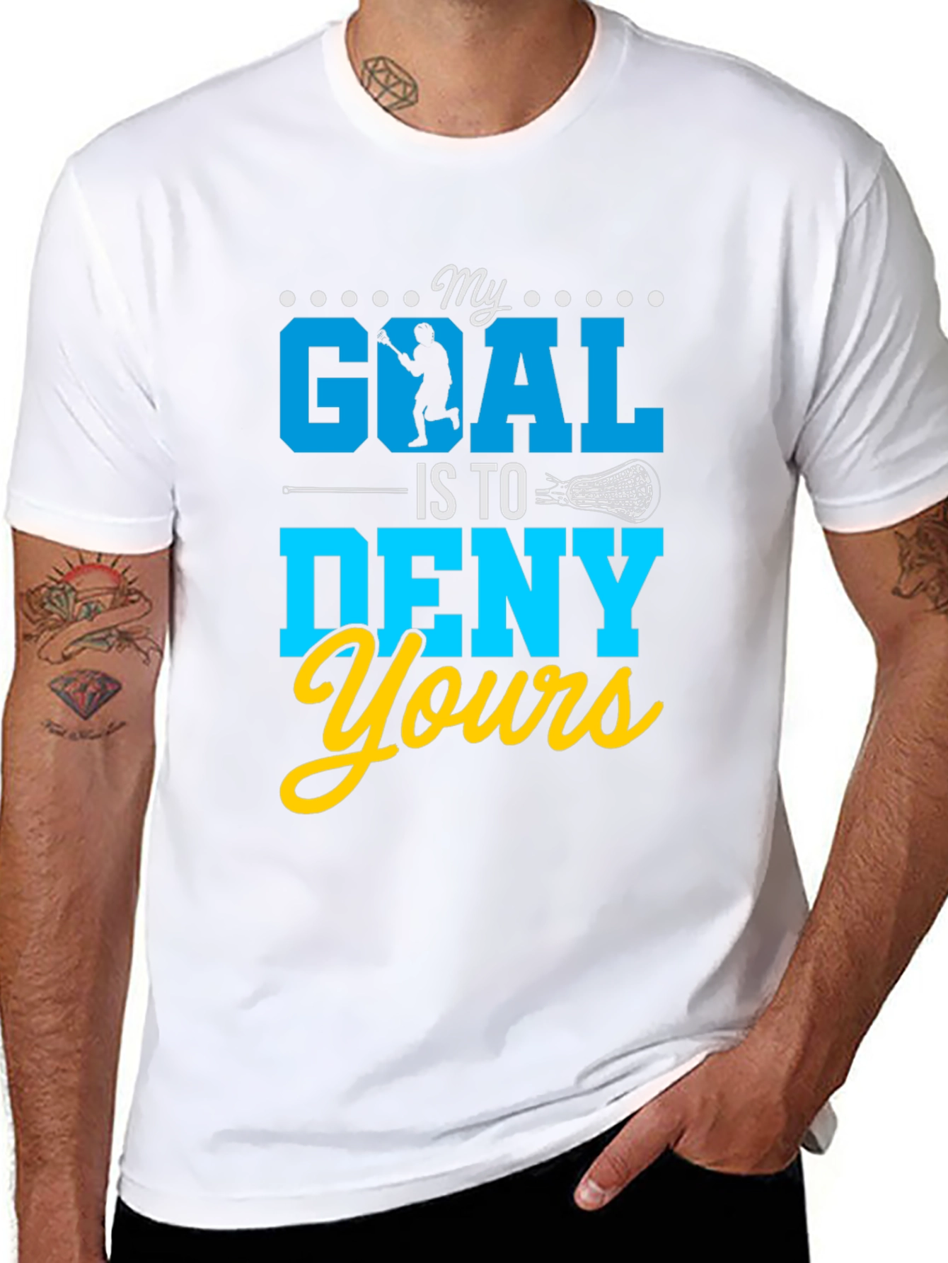 My Goal Is To Deny Yours Lacrosse T-Shirt