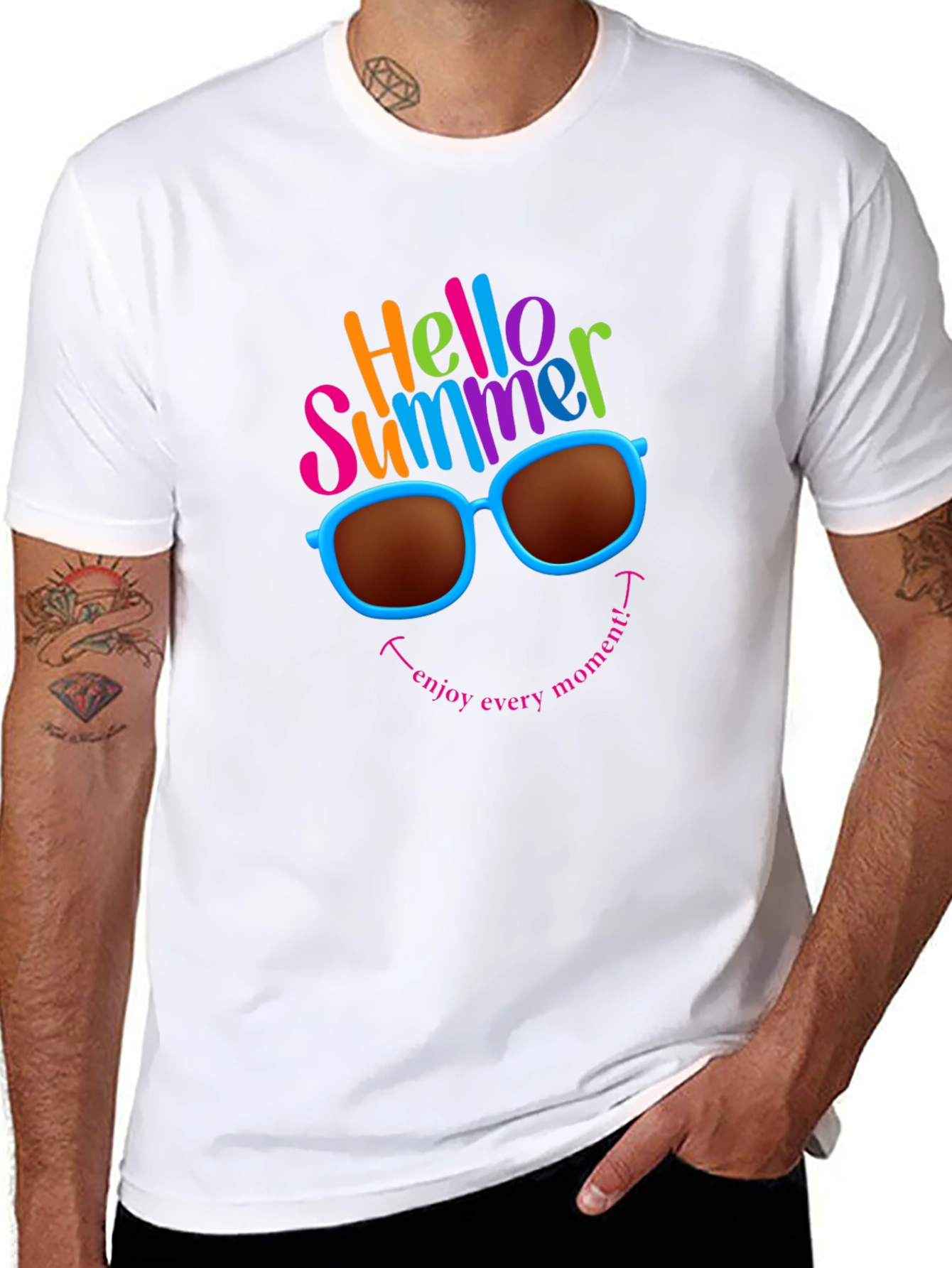Hello Summer Graphic T-Shirt