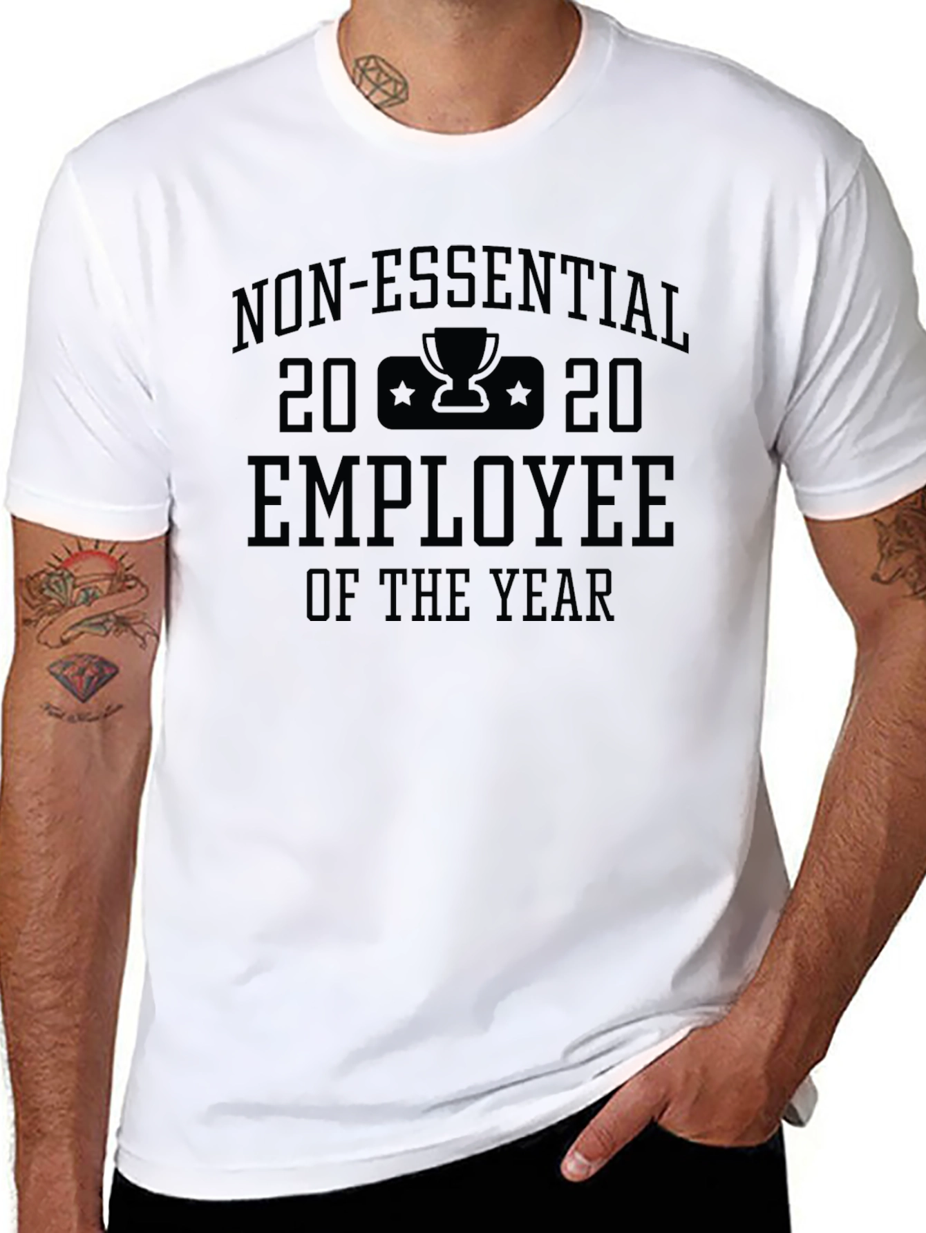 Non-Essential Employee of the Year T-Shirt