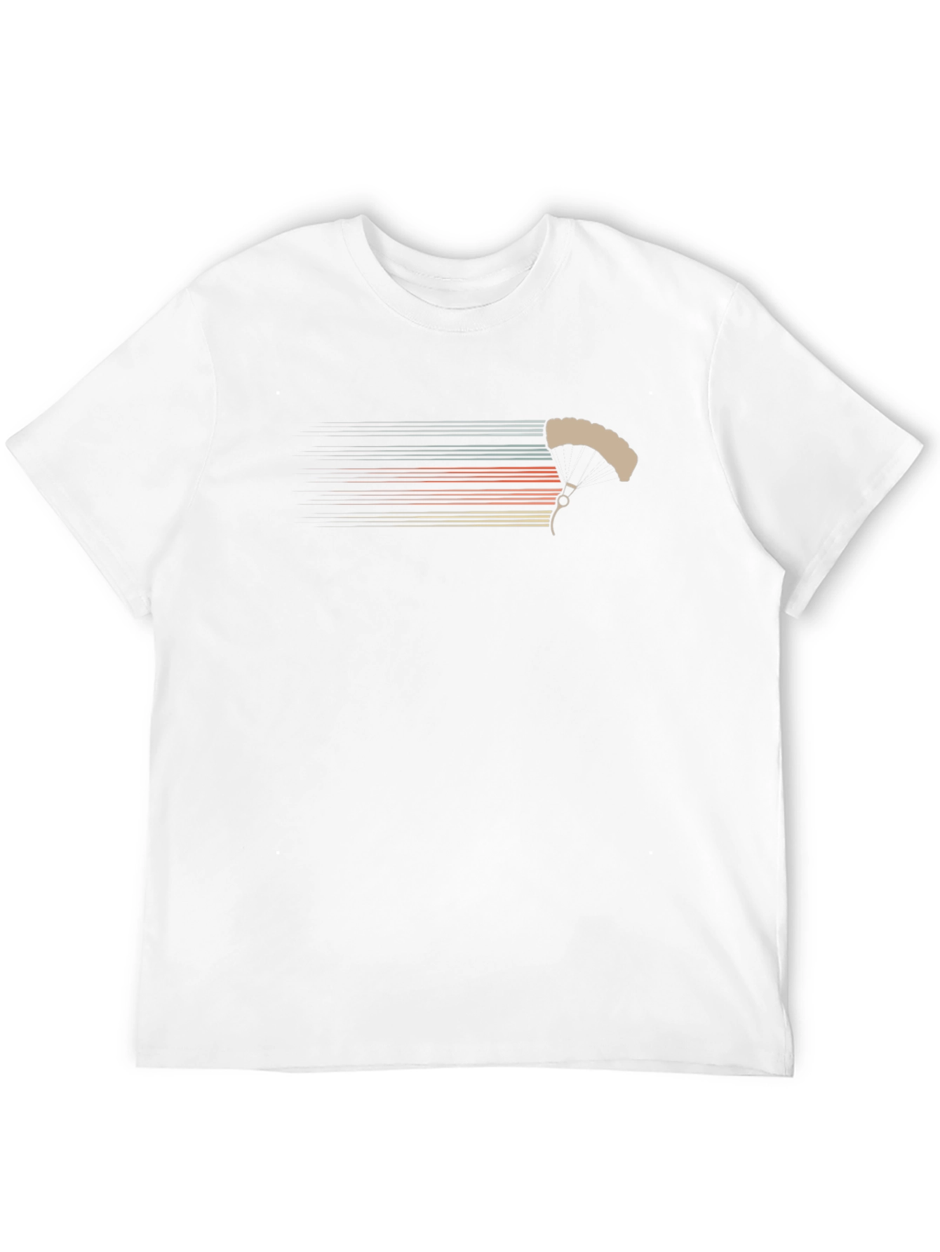 Retro Parachute T-Shirt - Skydiving Style