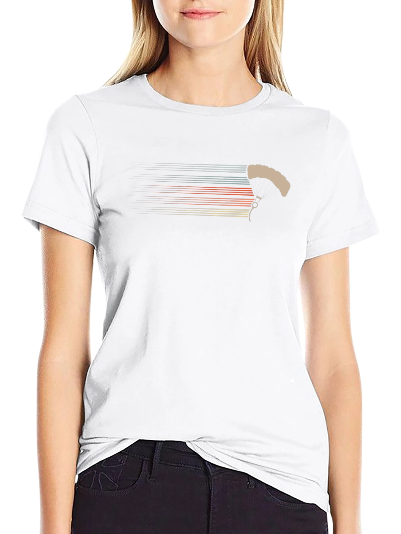 Retro Parachute T-Shirt - Skydiving Style