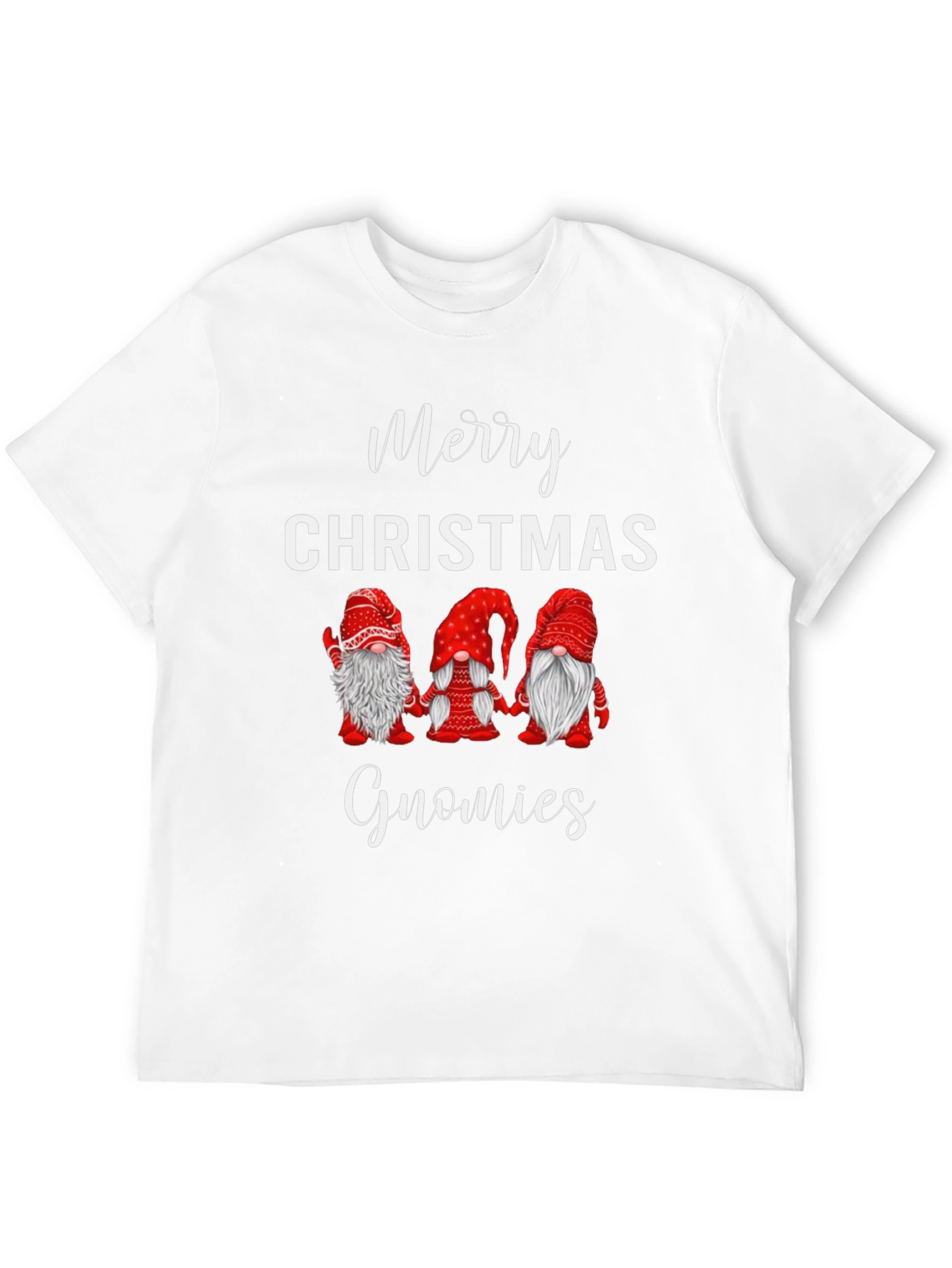 Merry Christmas Gnomies Graphic Tee