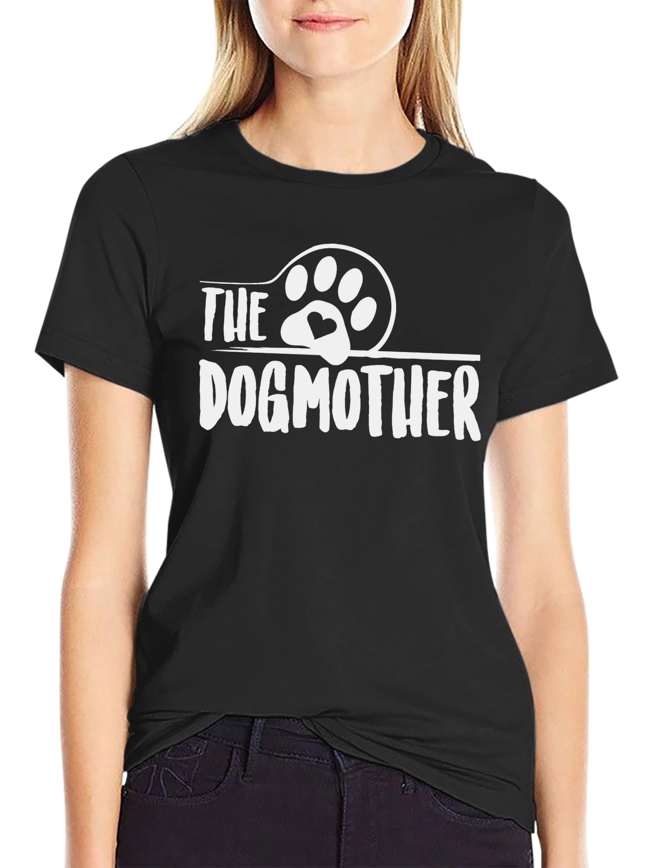 The Dogmother Paw Print Graphic T-Shirt