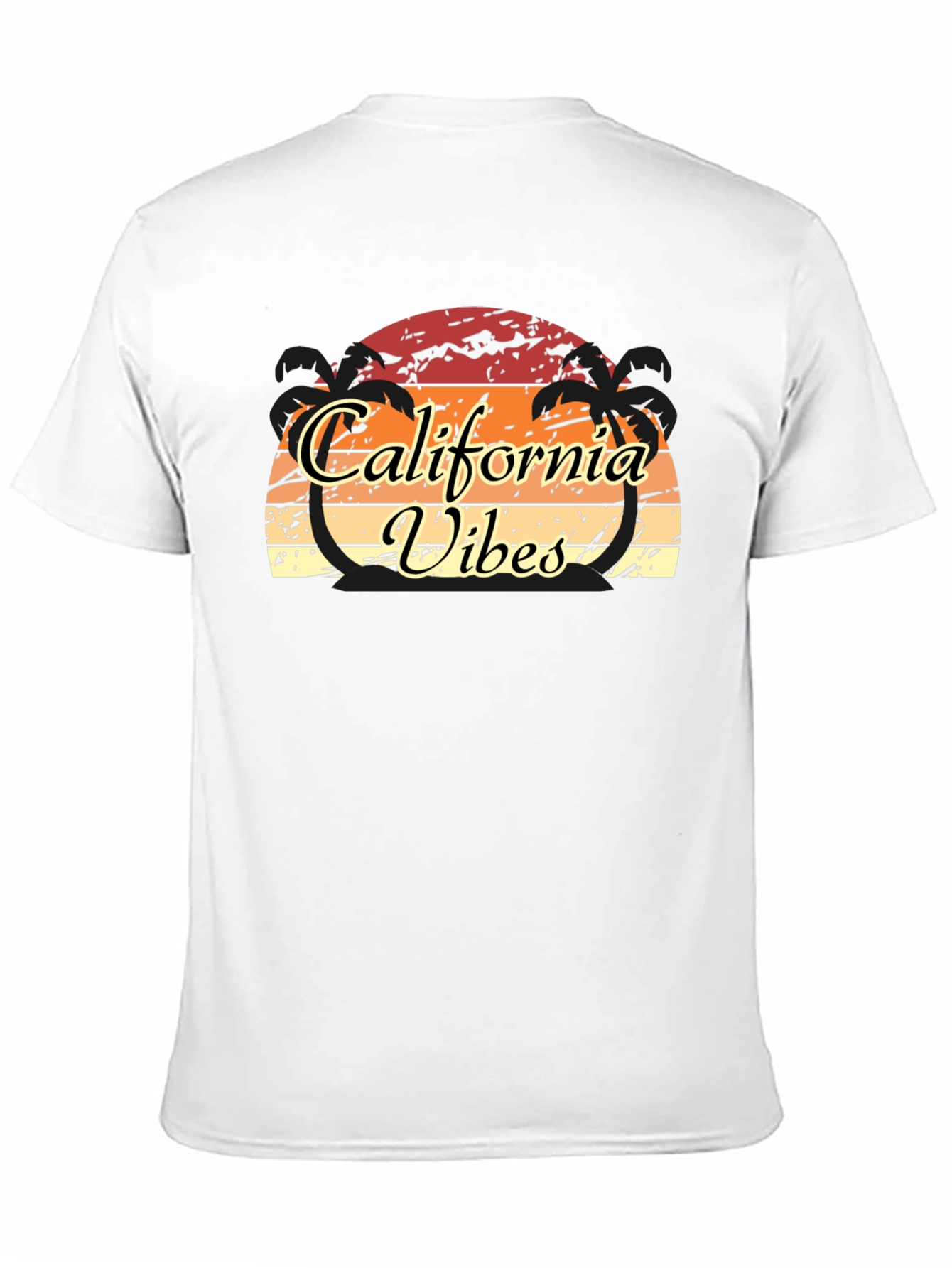 California Vibes Graphic T-Shirt - Retro Sunset Tee