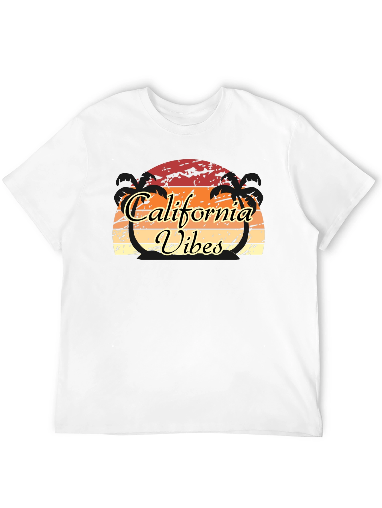 California Vibes Graphic T-Shirt - Retro Sunset Tee
