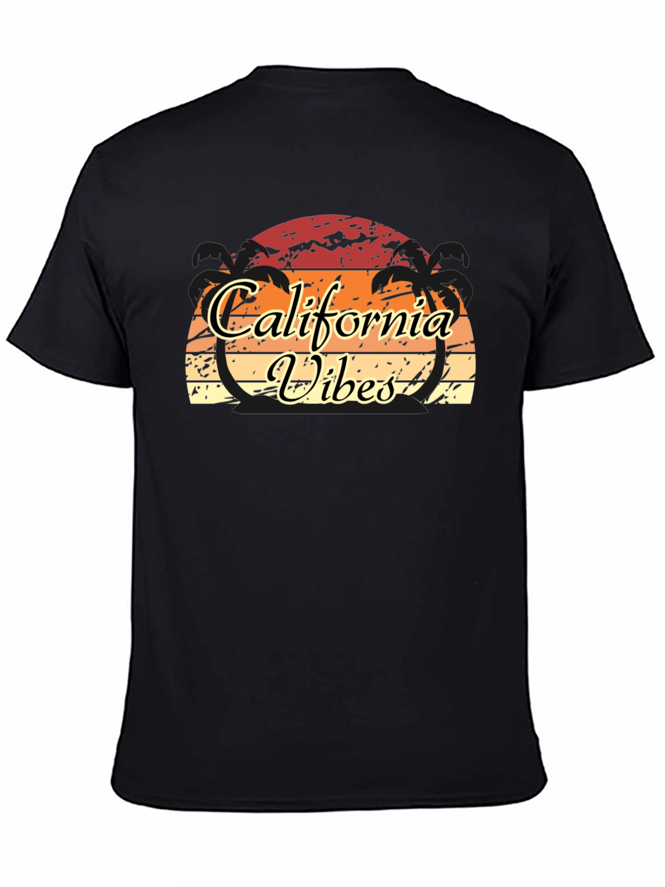 California Vibes Graphic T-Shirt - Retro Sunset Tee