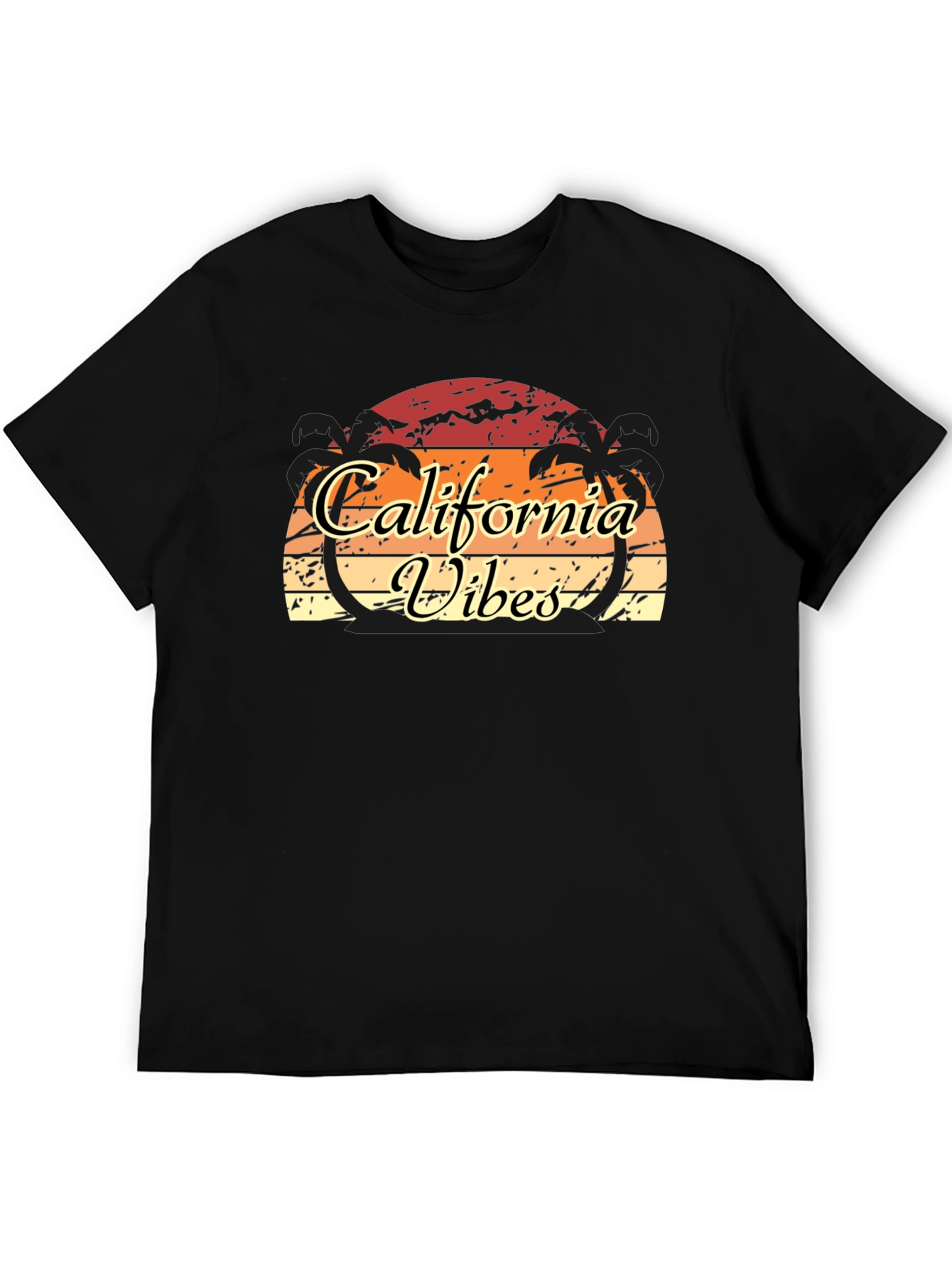 California Vibes Graphic T-Shirt - Retro Sunset Tee