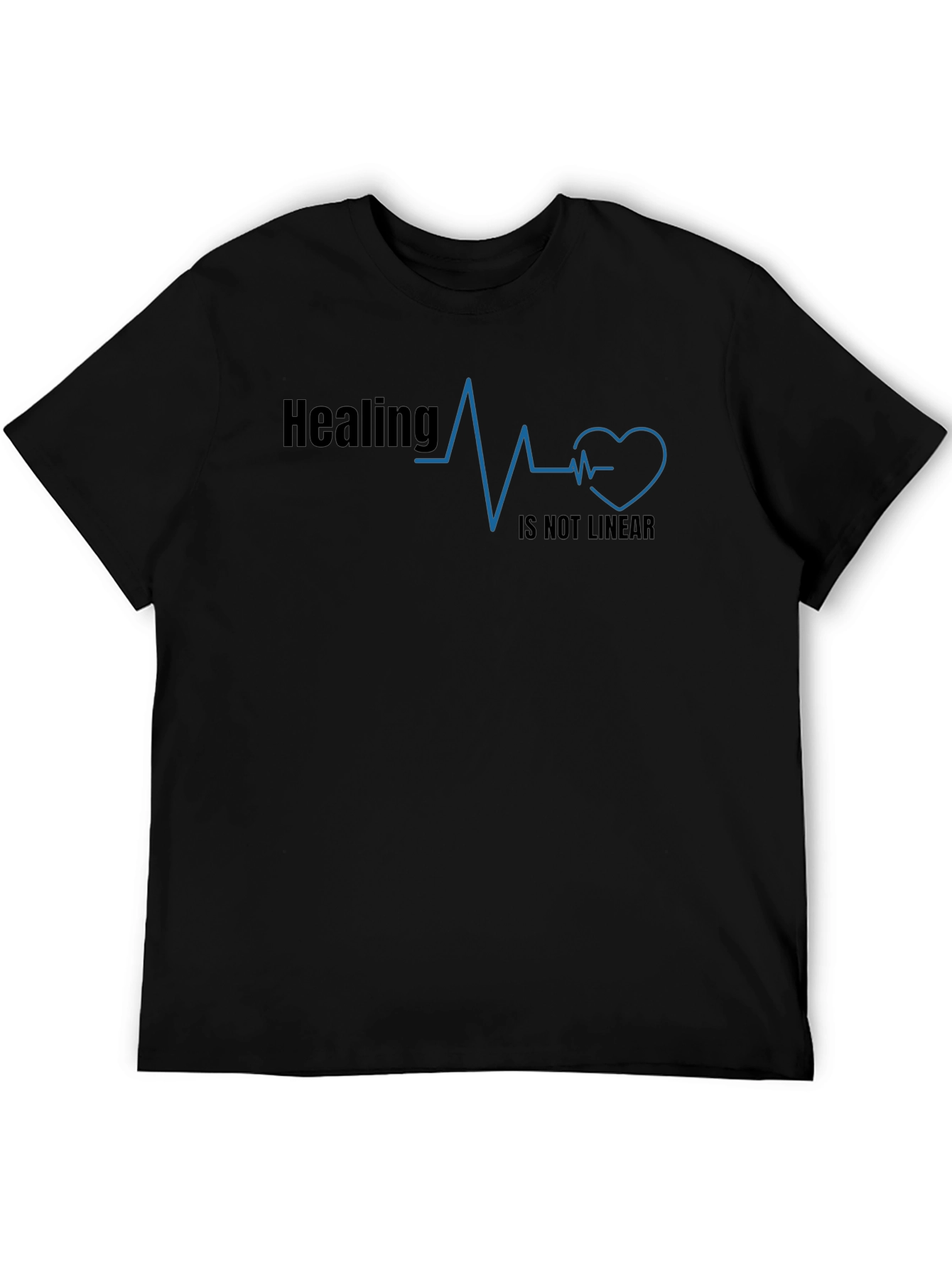 Healing is Not Linear T-Shirt - Heartbeat Design