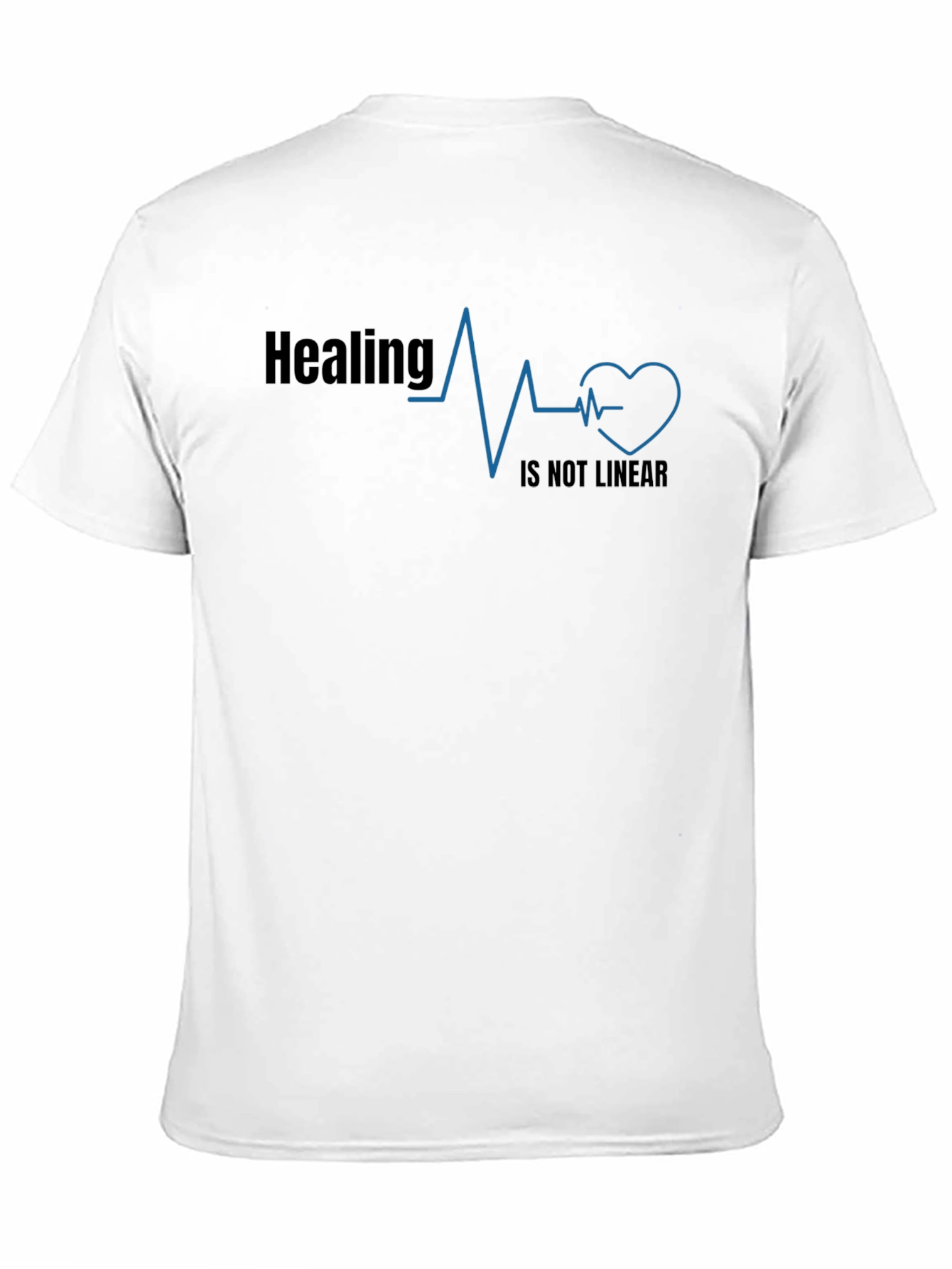 Healing is Not Linear T-Shirt - Heartbeat Design