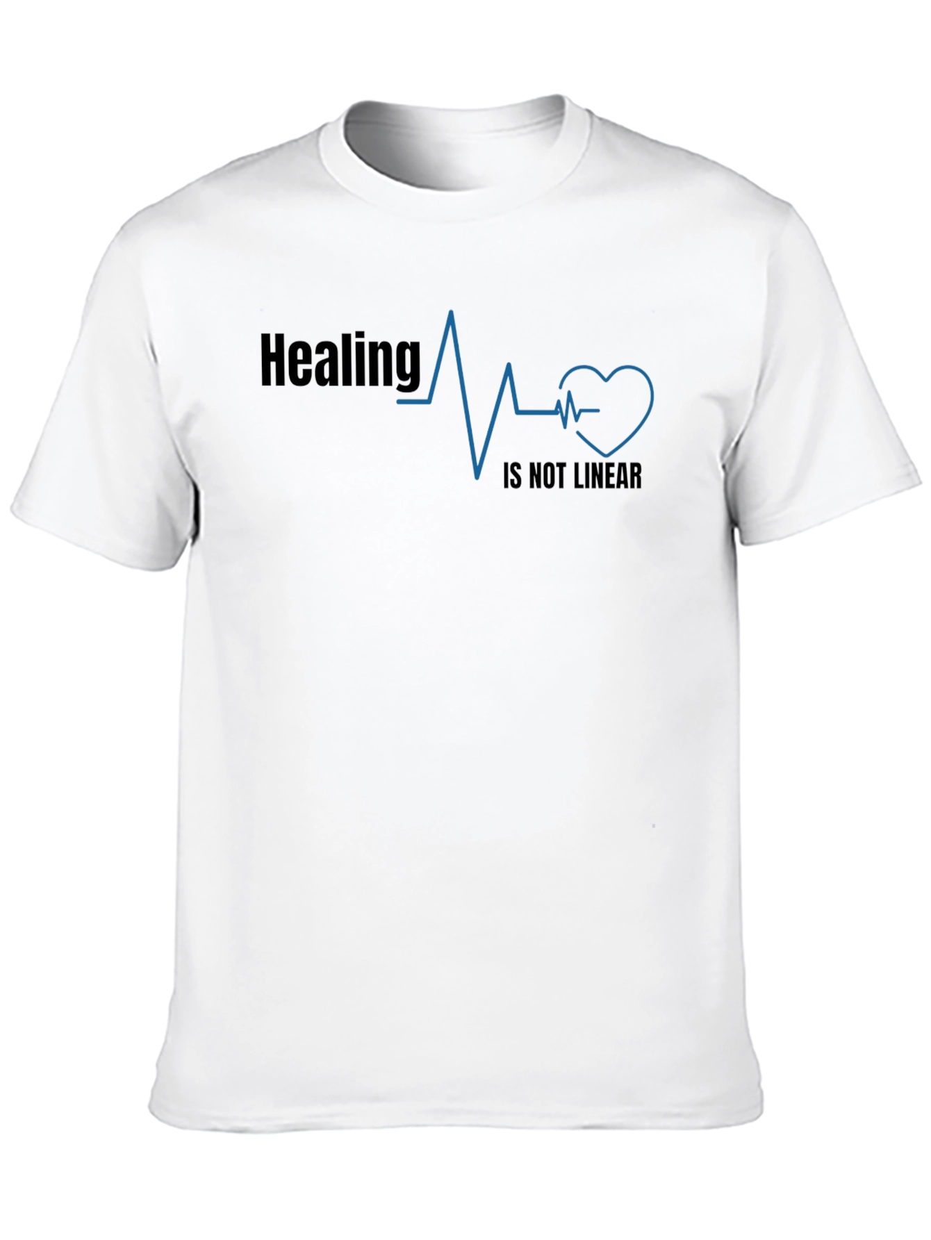 Healing is Not Linear T-Shirt - Heartbeat Design