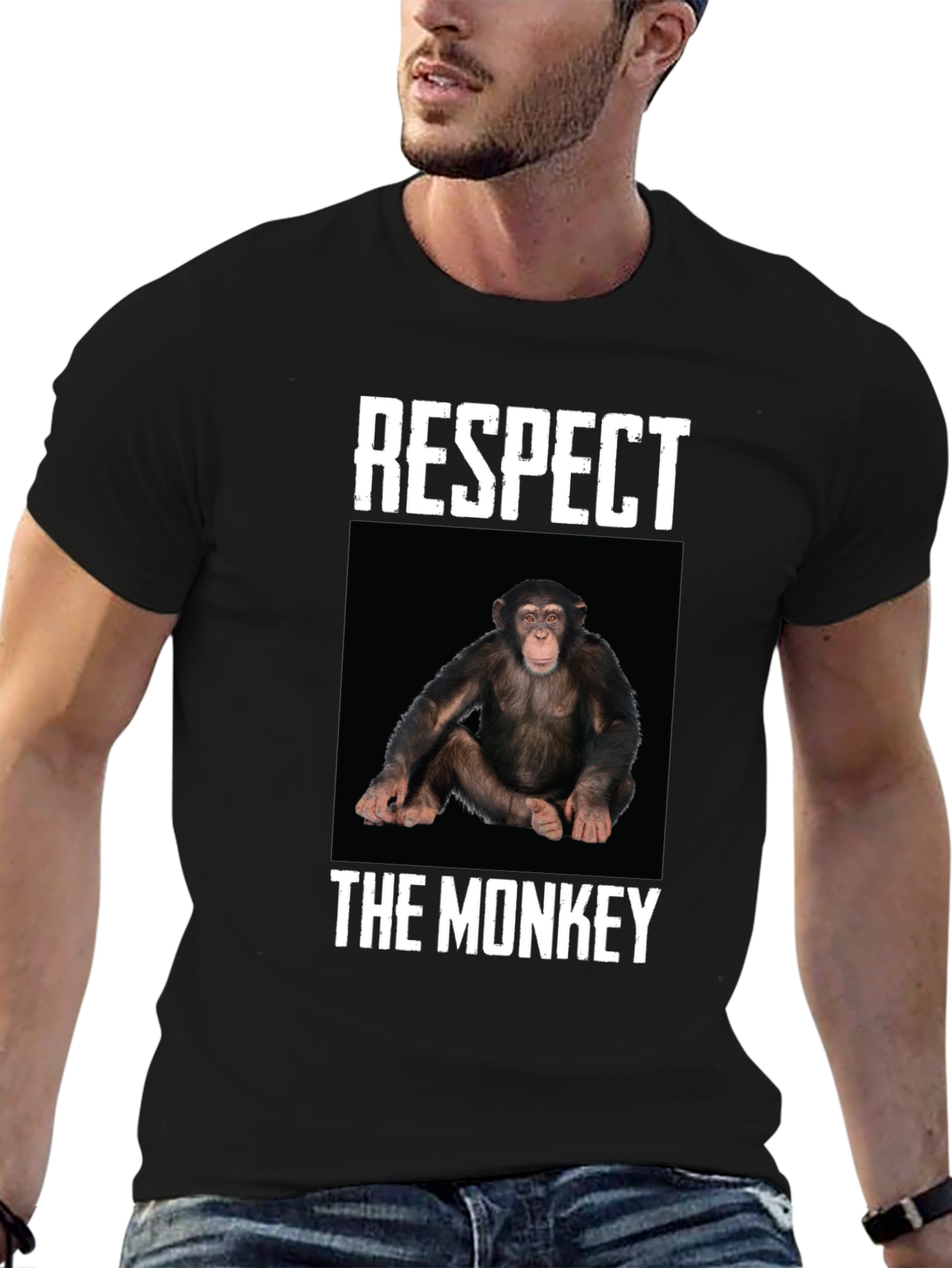 Respect The Monkey Graphic Tee