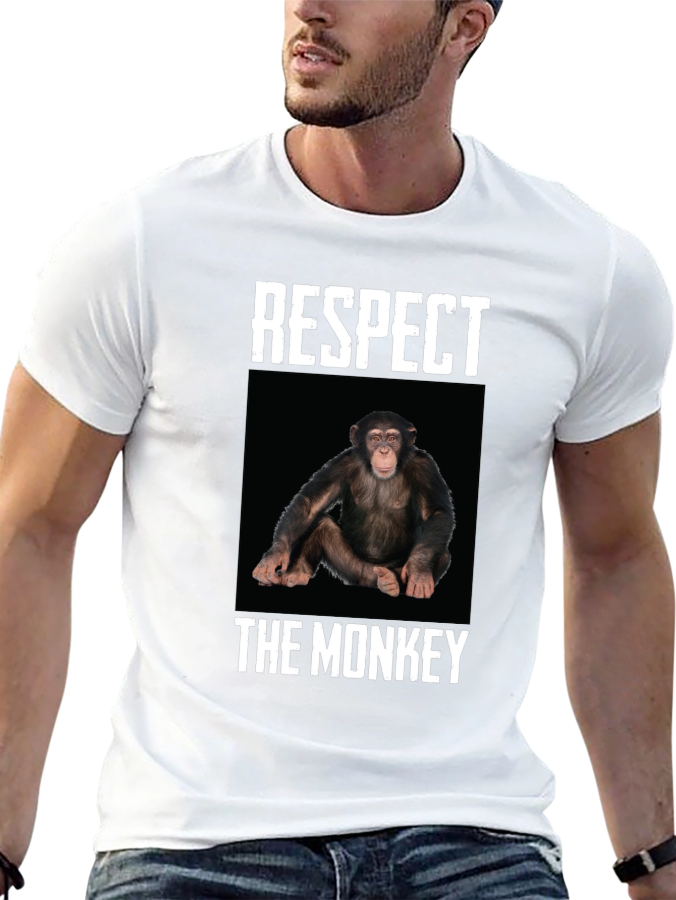 Respect The Monkey Graphic Tee