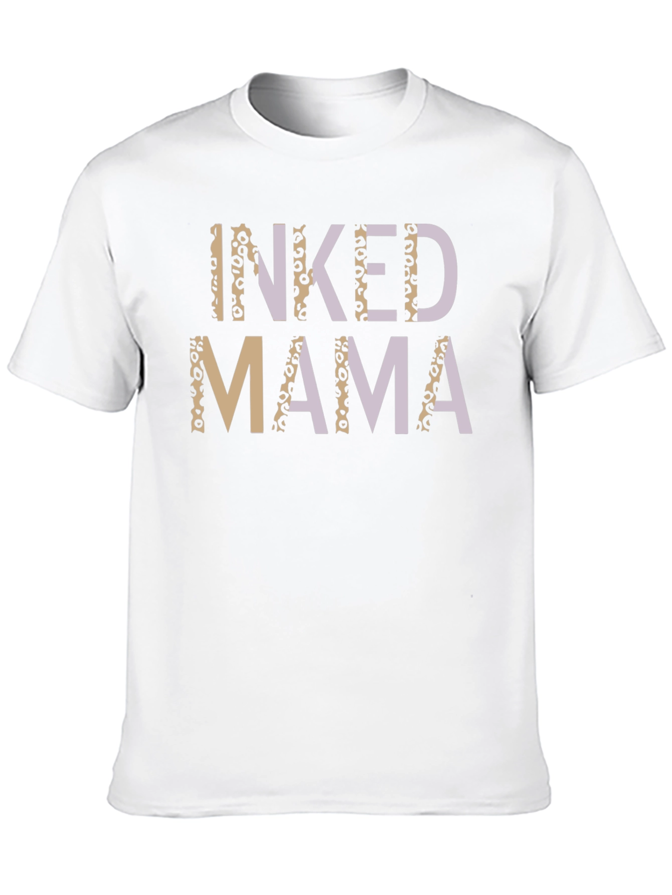 Inked Mama Graphic Tee - Leopard Print Accents