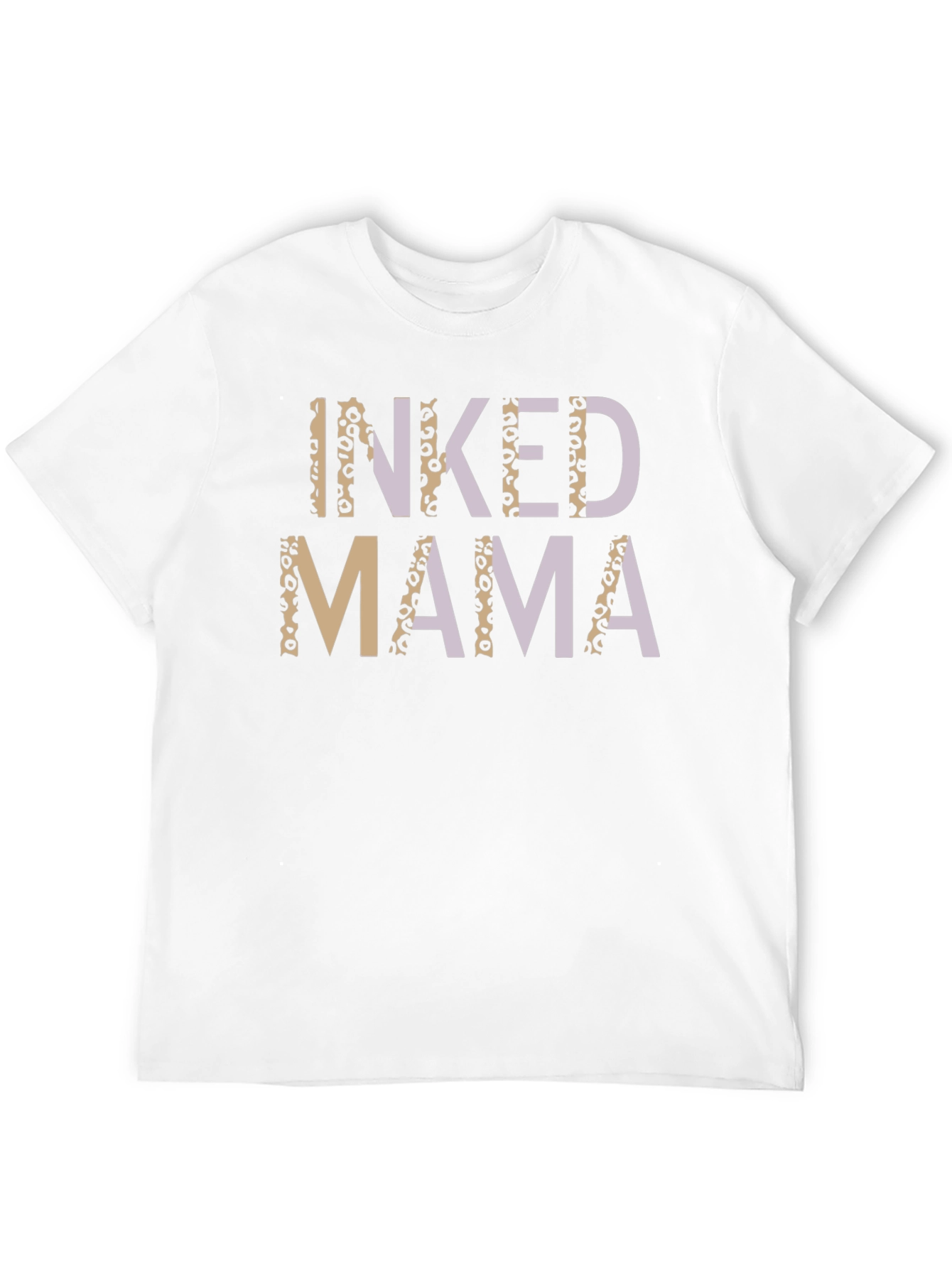 Inked Mama Graphic Tee - Leopard Print Accents