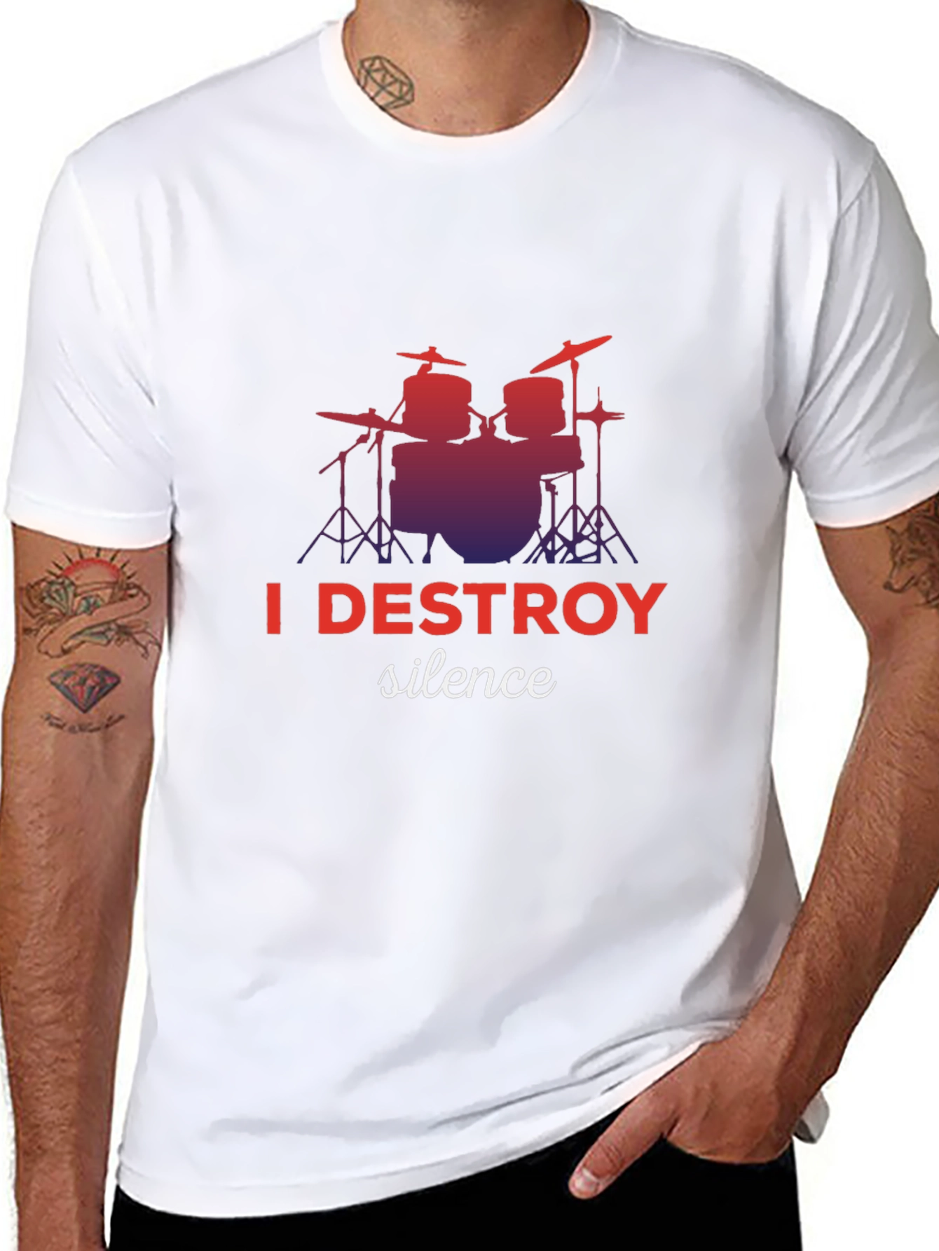 I DESTROY Silence Graphic Tee