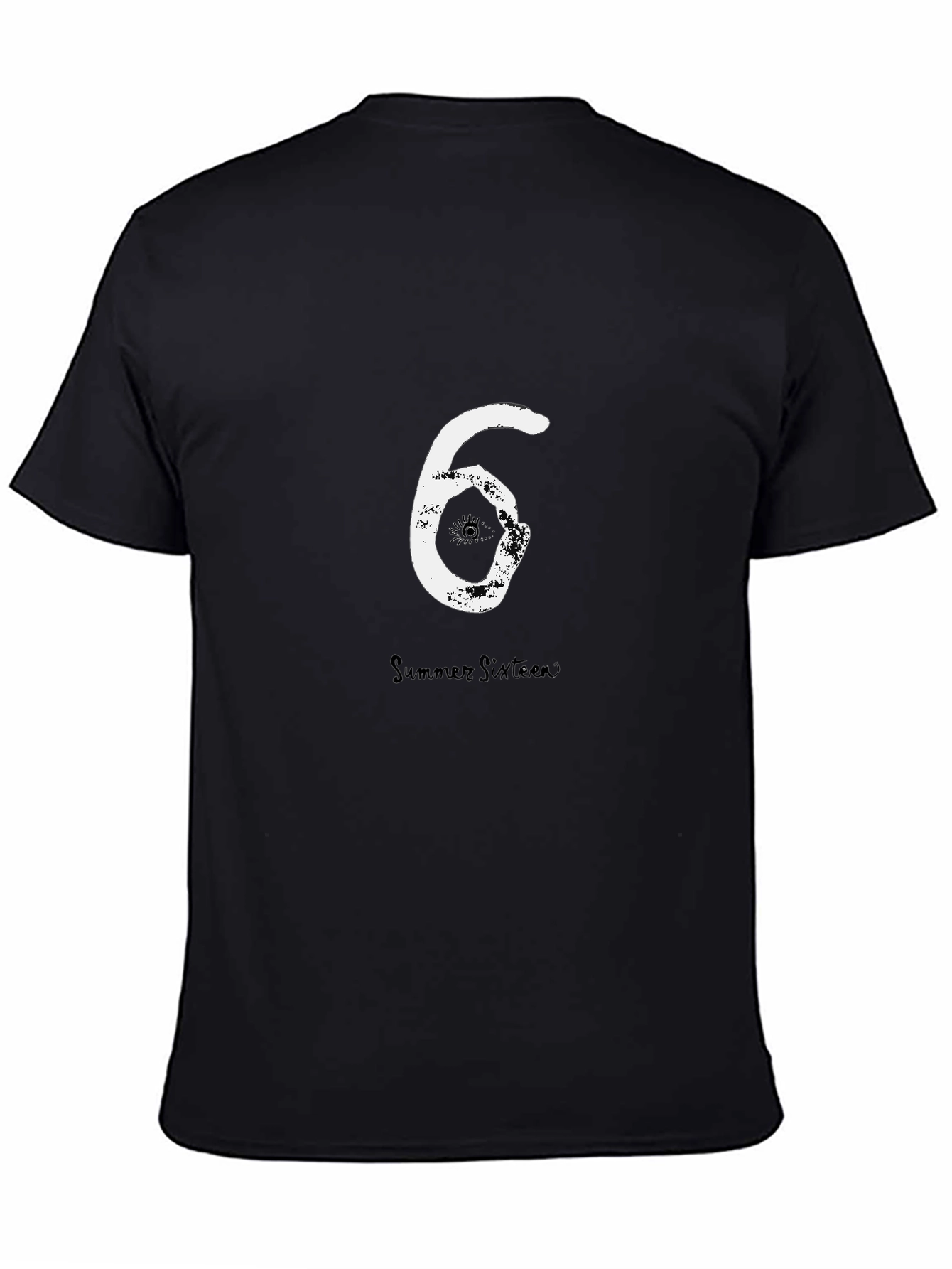 Summer Sixteen Tee - Black Cotton Graphic T-Shirt