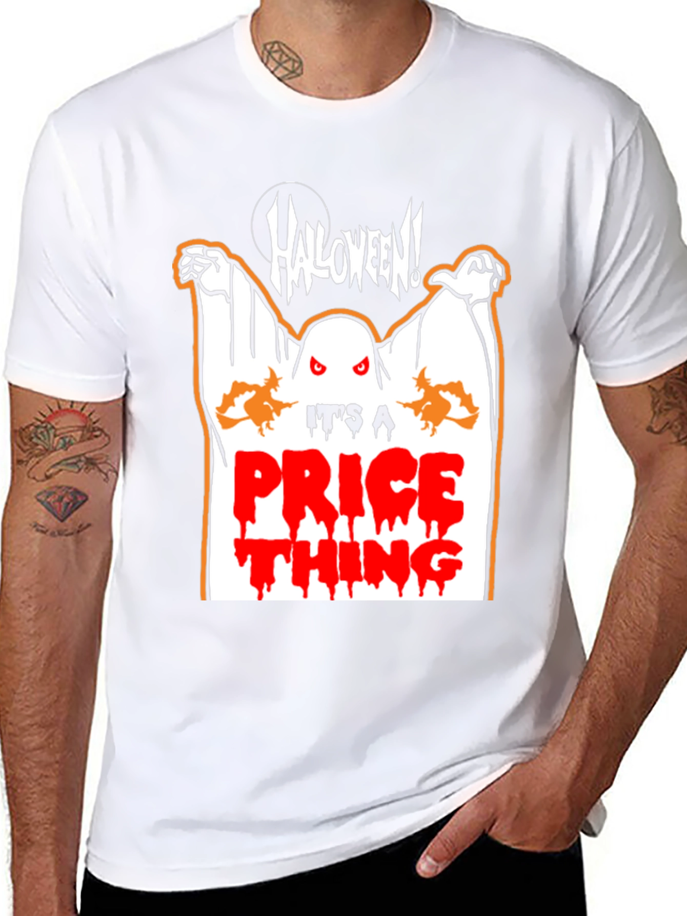Halloween Ghost Tee - Its A Price Thing