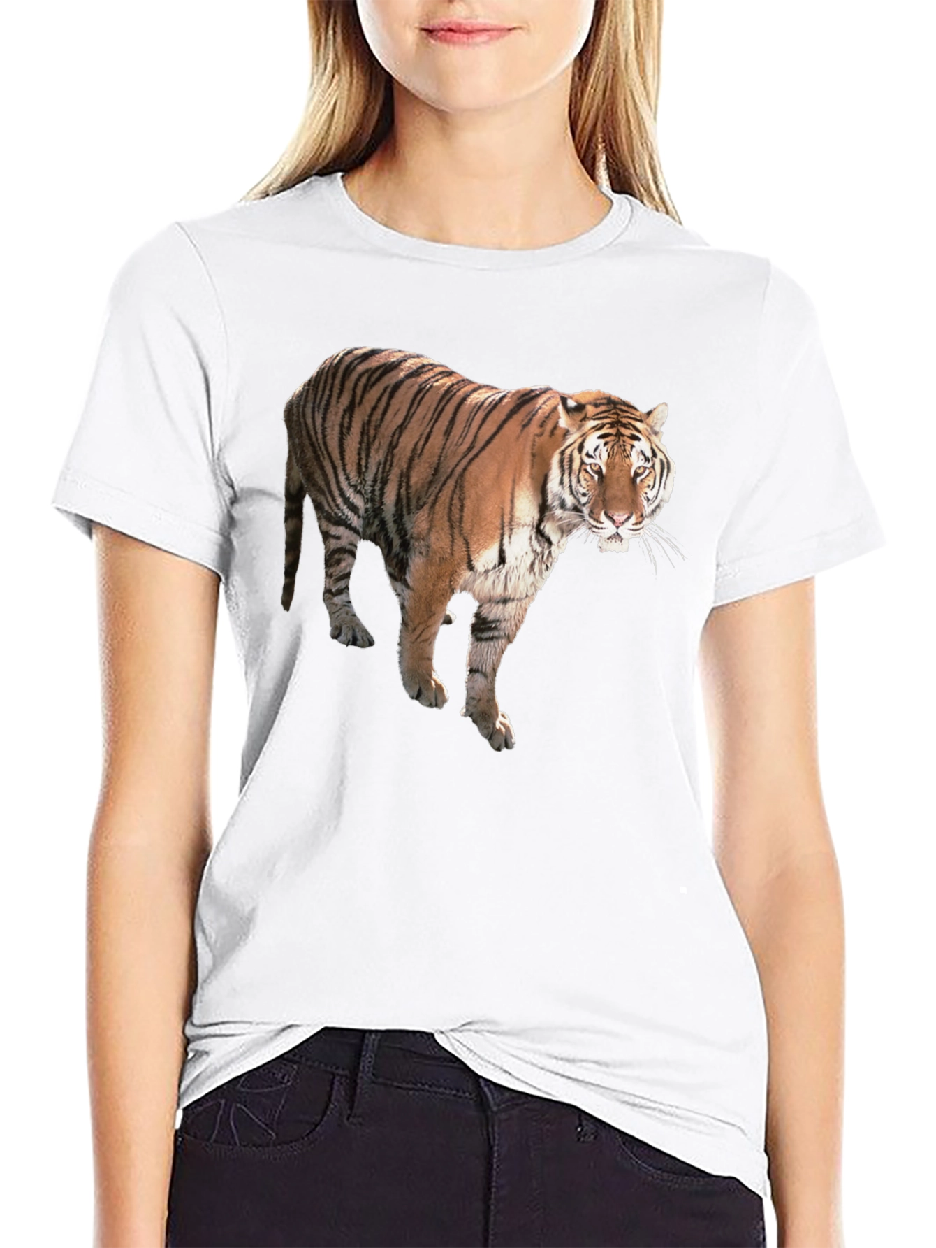 Tiger Graphic Black T-Shirt