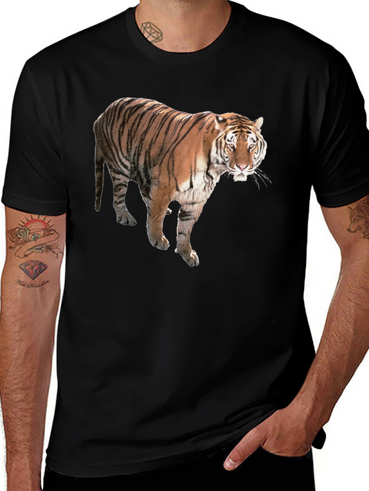 Tiger Graphic Black T-Shirt