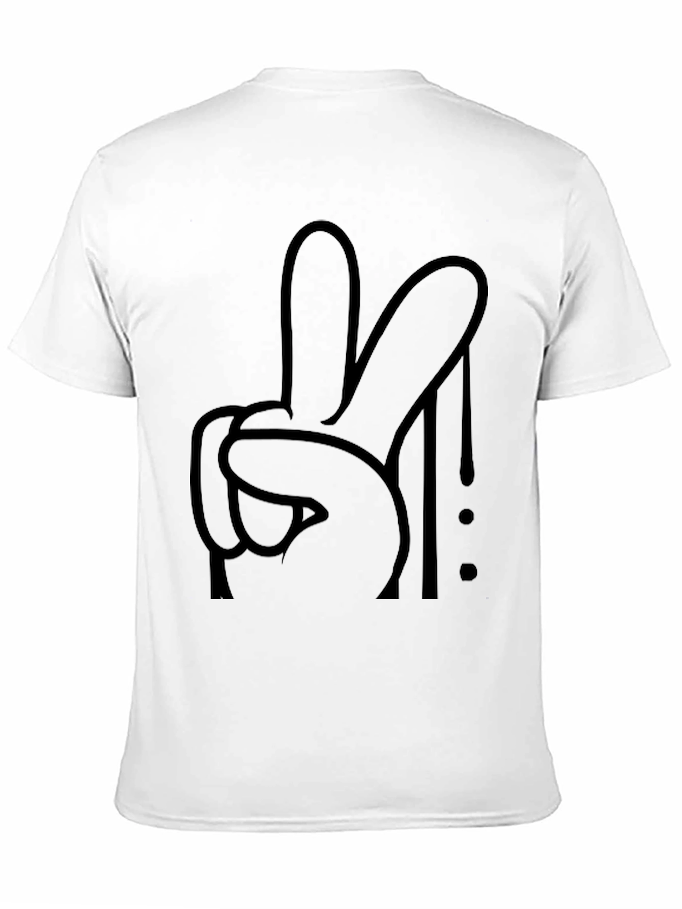 Peace Sign Graphic Tee - Modern Streetwear Style