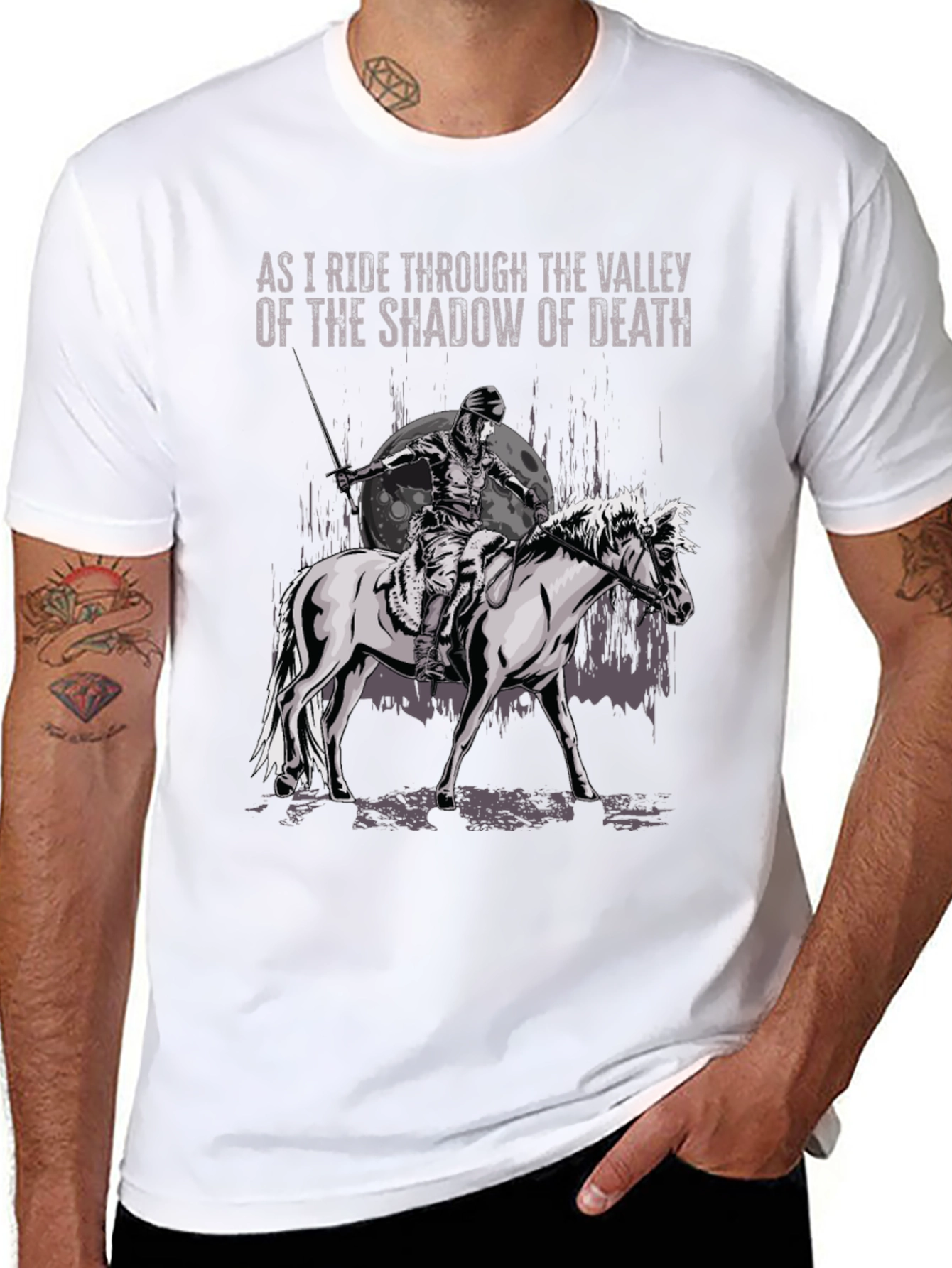 Valley of Death Rider Graphic T-Shirt
