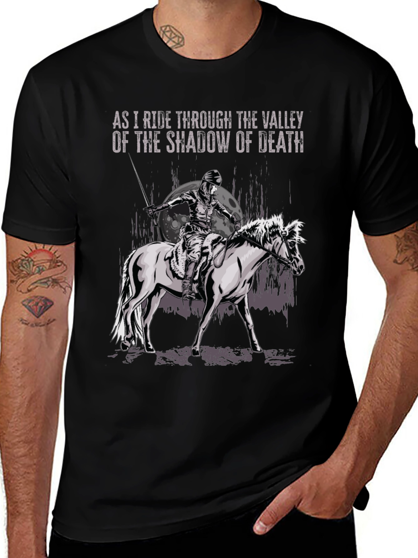 Valley of Death Rider Graphic T-Shirt