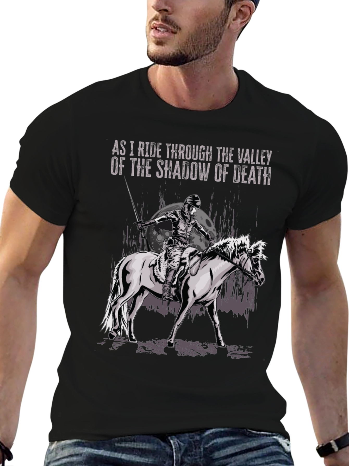 Valley of Death Rider Graphic T-Shirt