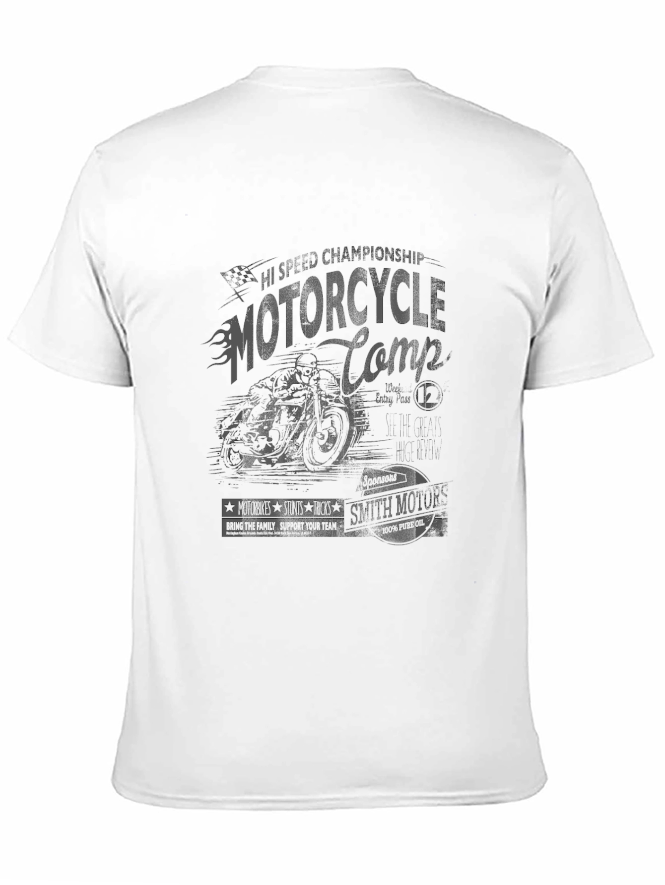 Black Graphic Print Casual T-Shirt