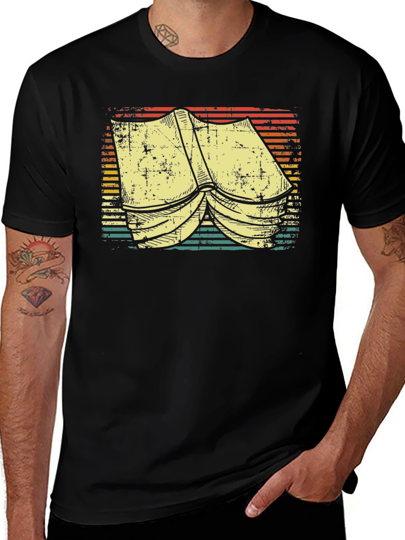 Retro Tent Graphic Tee - Camping Adventure Shirt