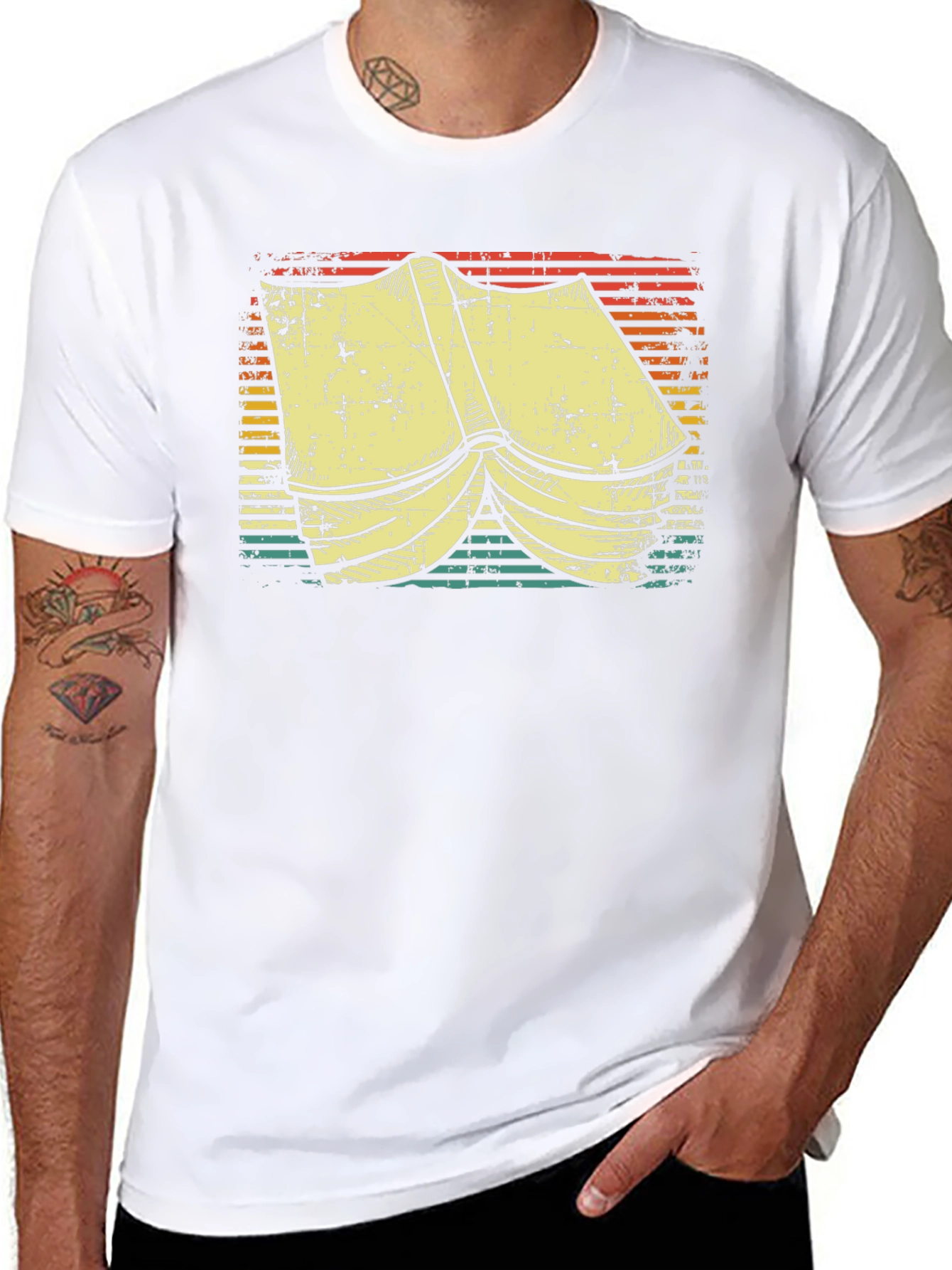 Retro Tent Graphic Tee - Camping Adventure Shirt