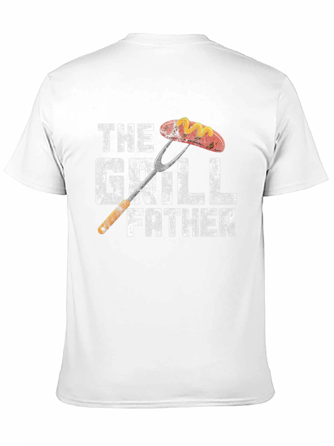 The Grill Father Mens Black T-Shirt
