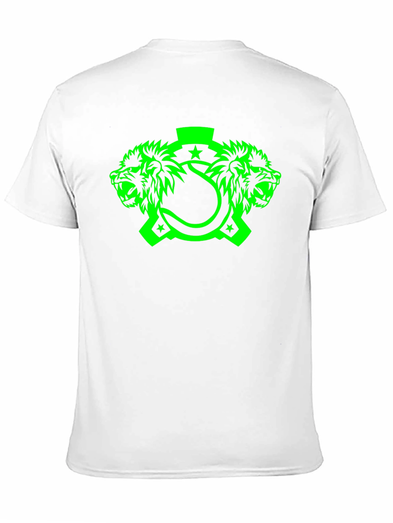 Lion Head Graphic Tee - Mens Black T-Shirt