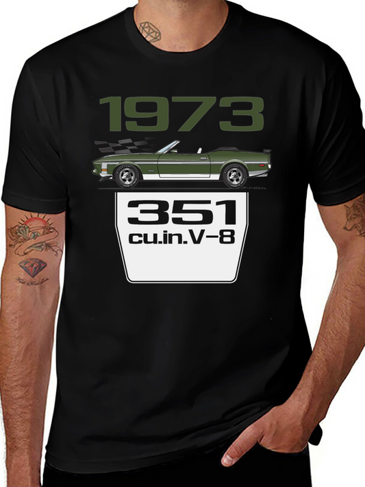 1973 Mustang 351 V-8 T-Shirt