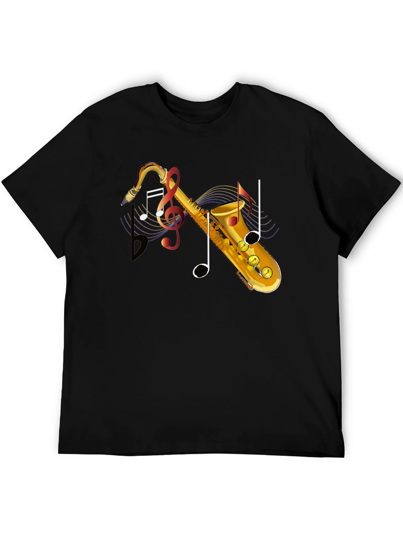 Saxophone Music Graphic T-Shirt
