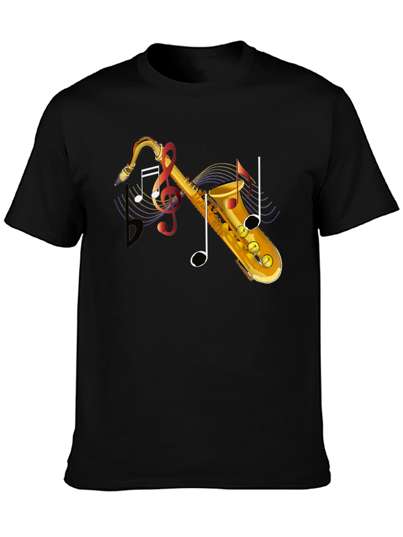 Saxophone Music Graphic T-Shirt