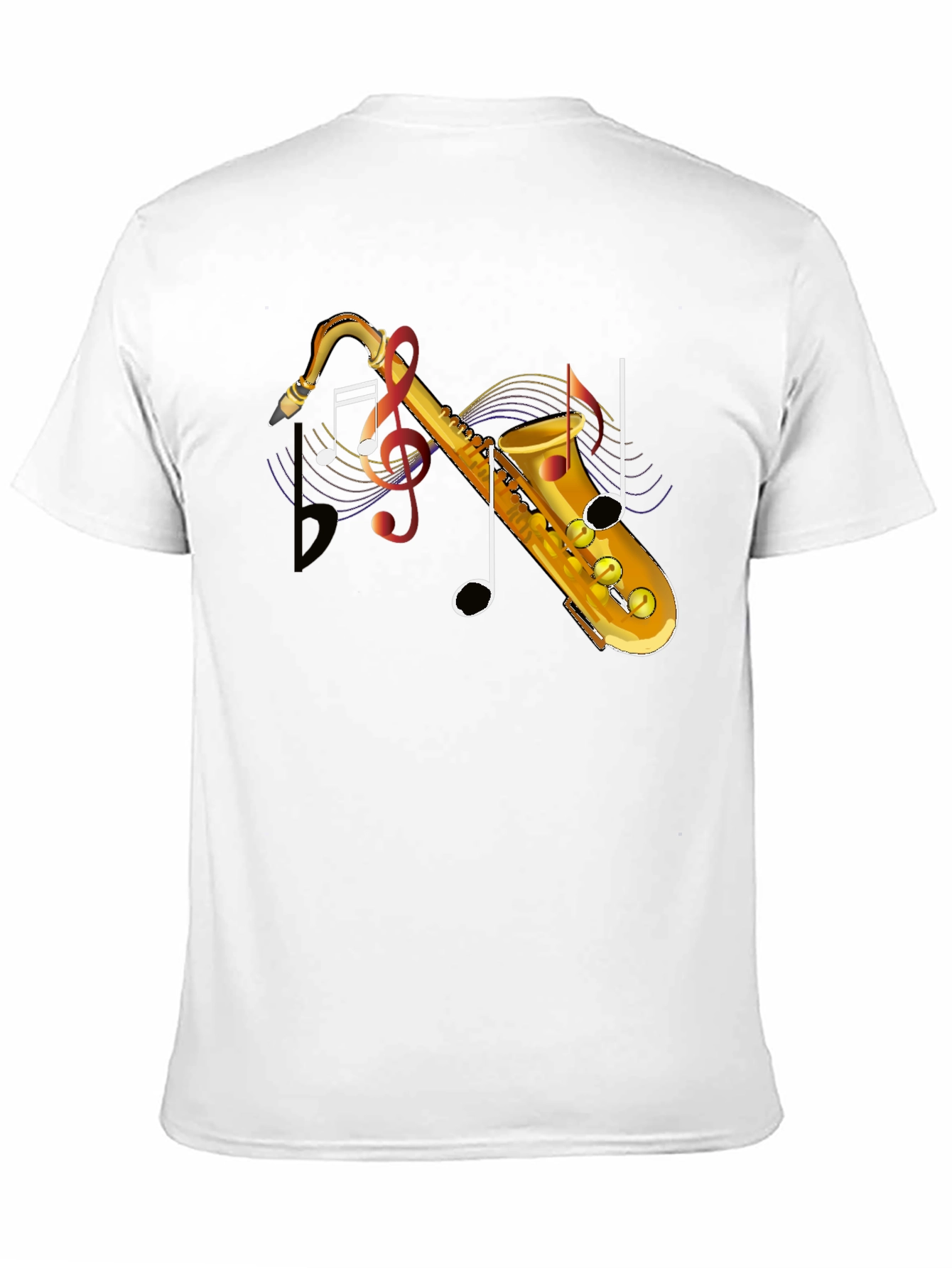 Saxophone Music Graphic T-Shirt