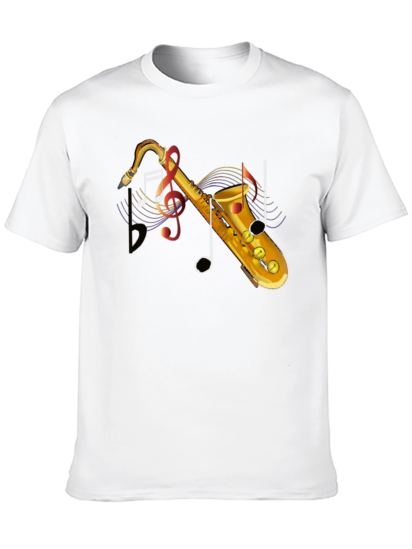 Saxophone Music Graphic T-Shirt
