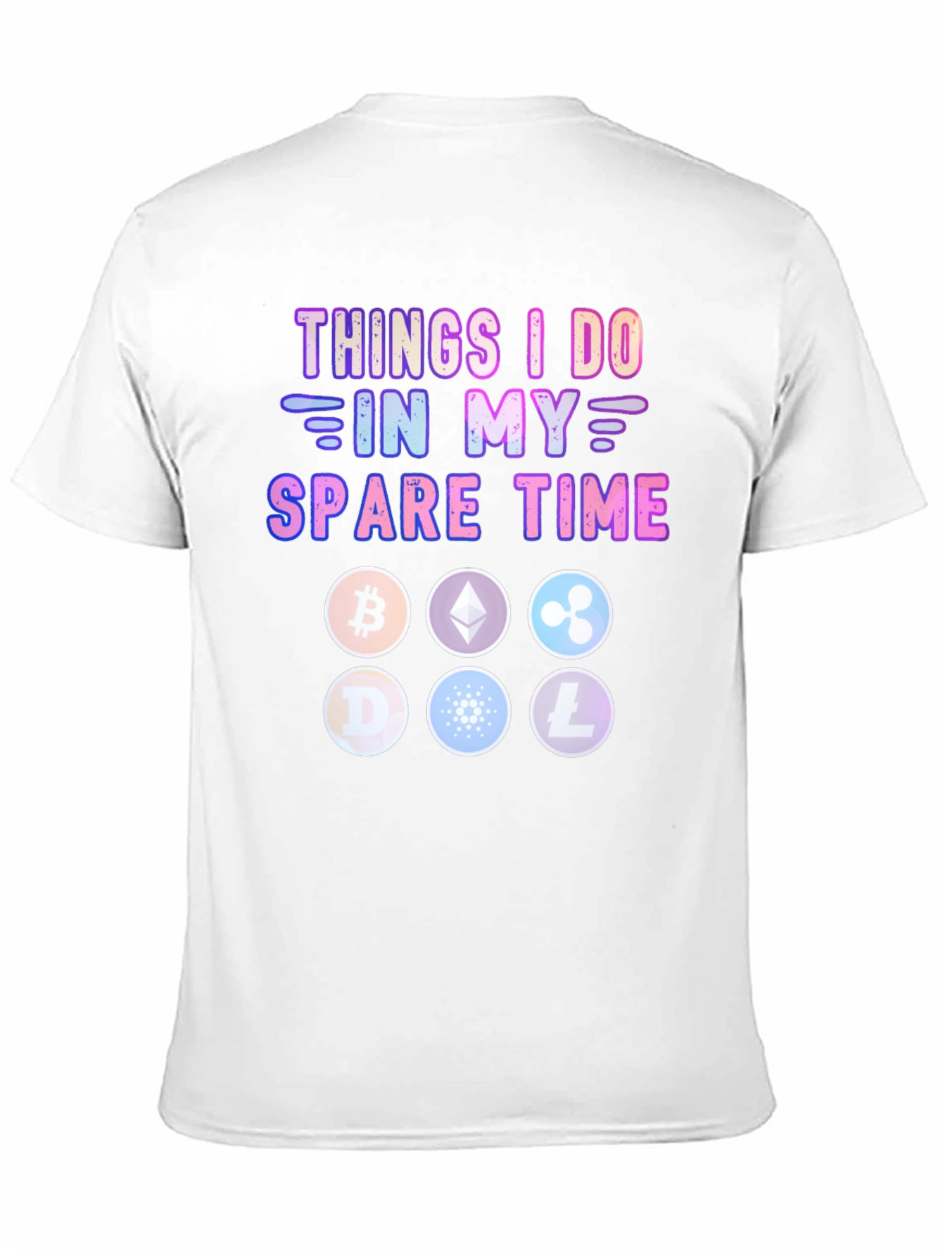 Crypto Spare Time T-Shirt – Funny Cryptocurrency Graphic Tee