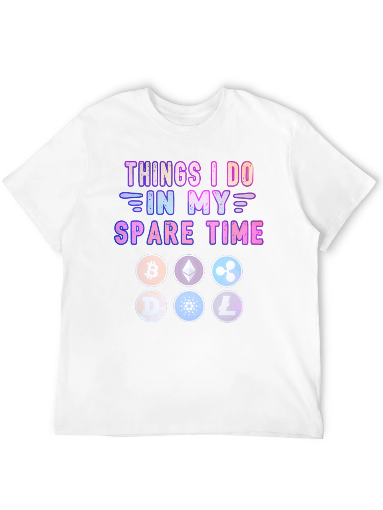 Crypto Spare Time T-Shirt – Funny Cryptocurrency Graphic Tee