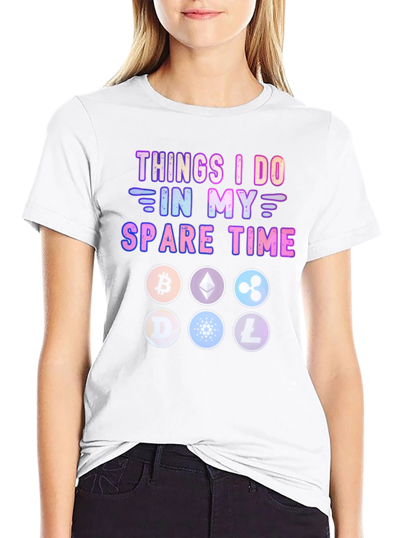 Crypto Spare Time T-Shirt – Funny Cryptocurrency Graphic Tee