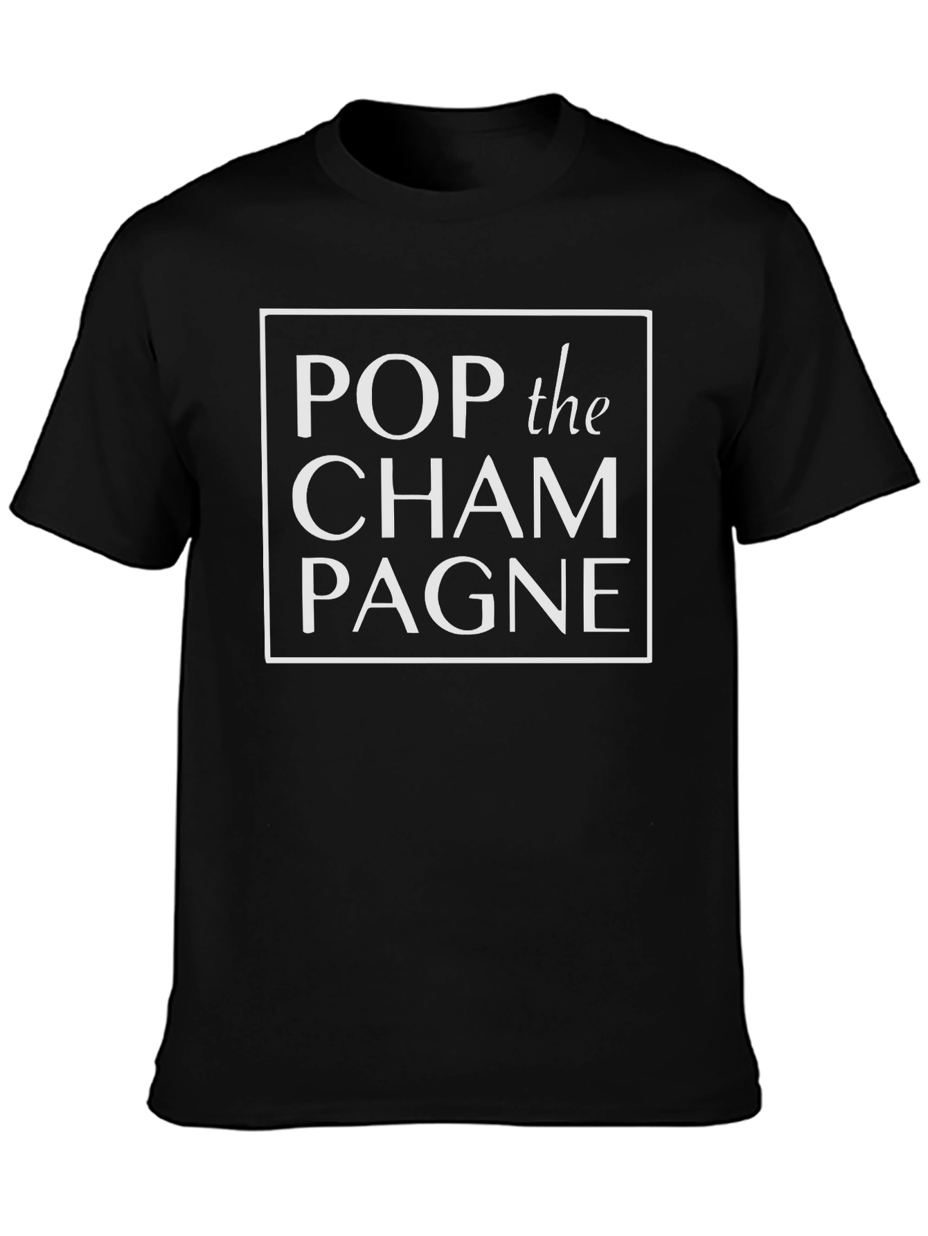 Pop the Champagne Graphic T-Shirt