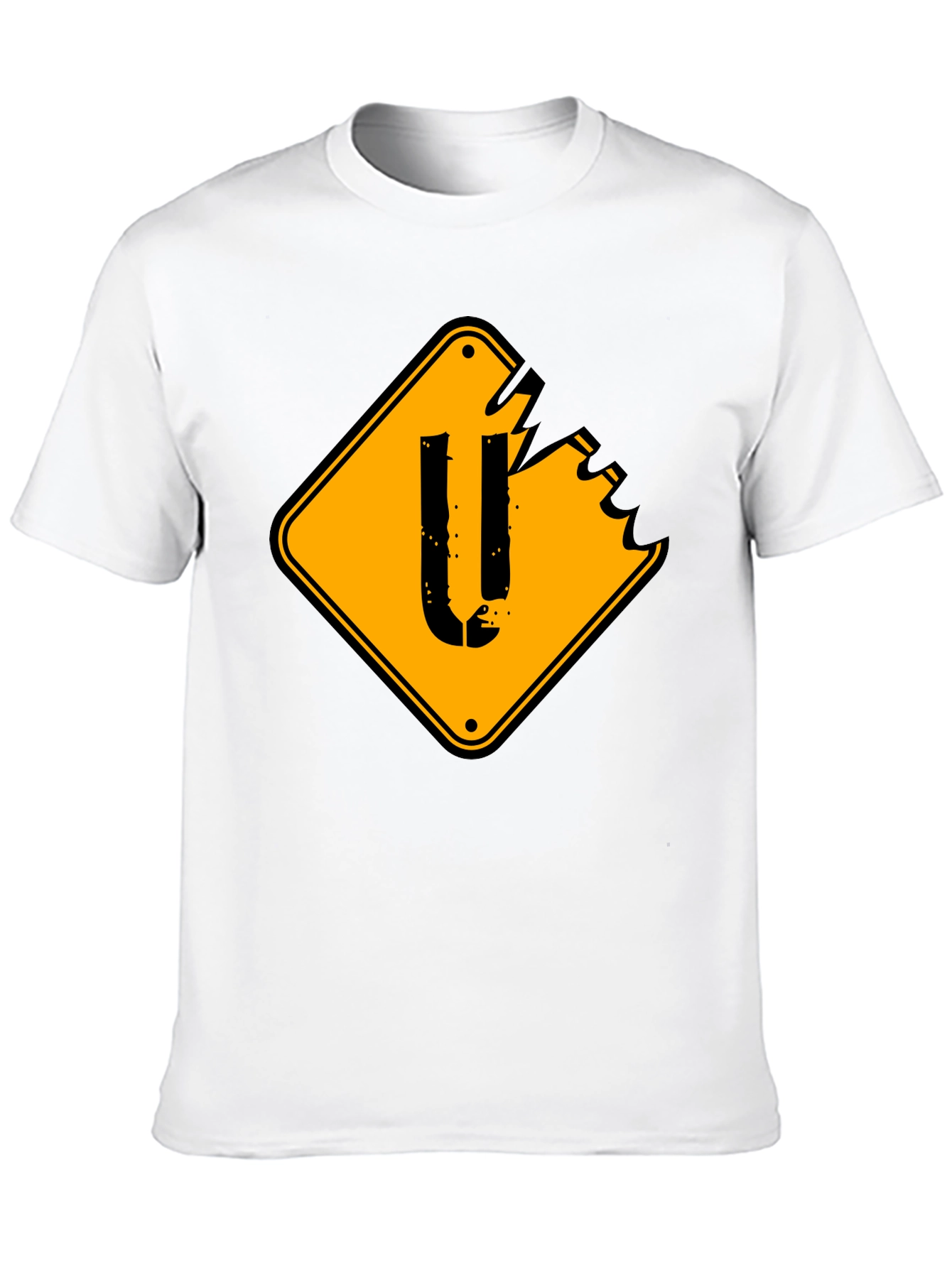 Distressed U-Turn Sign Graphic Tee