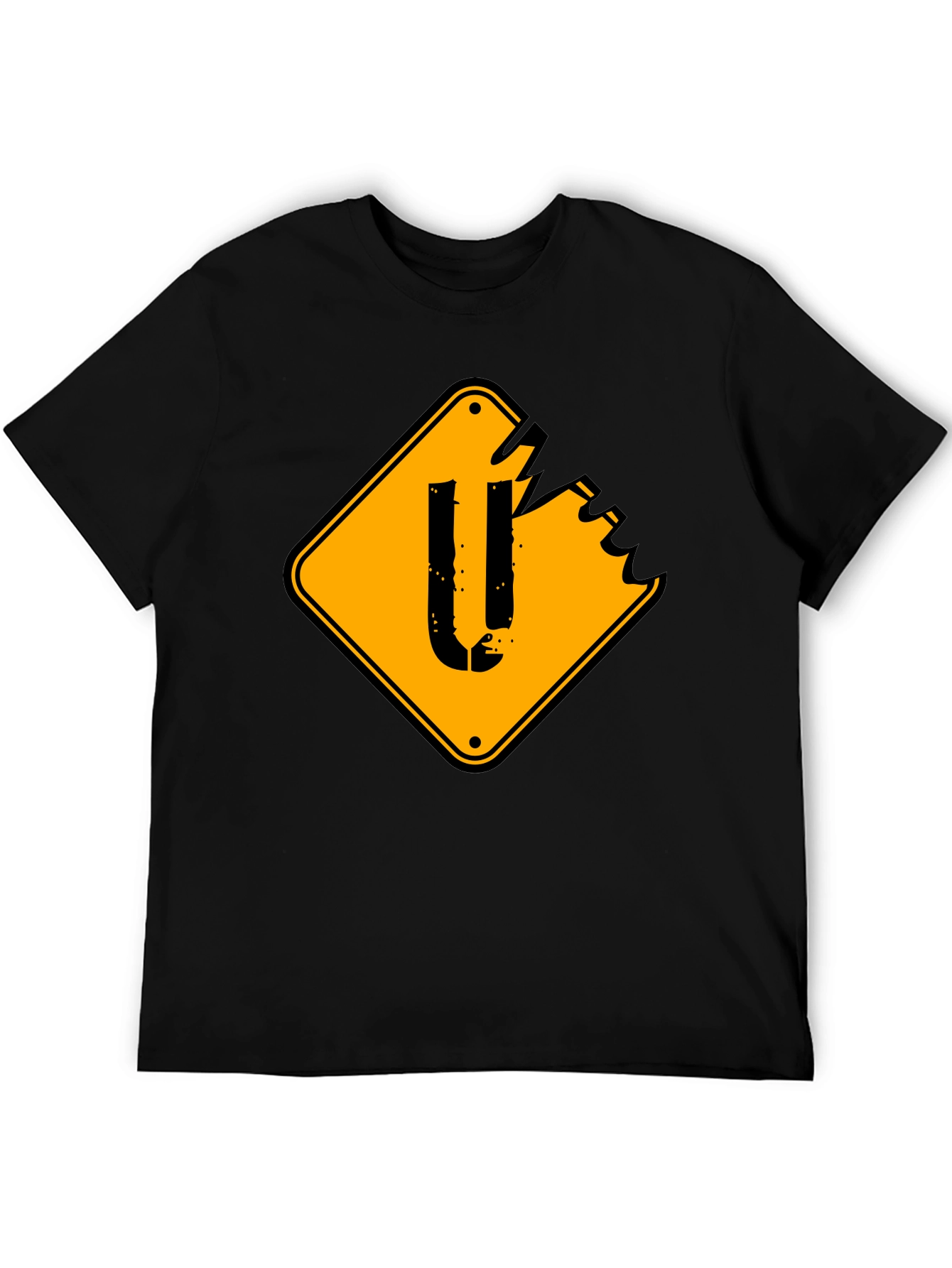 Distressed U-Turn Sign Graphic Tee